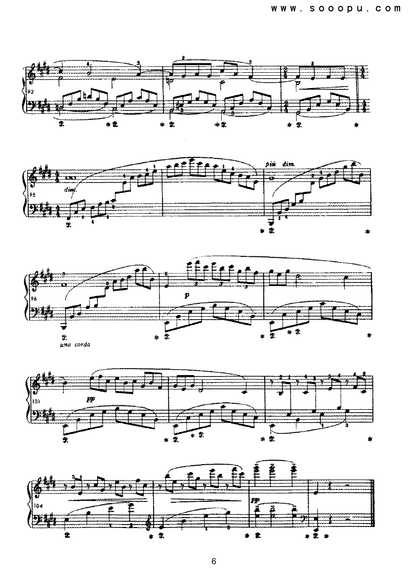 阿拉伯风格（第一首） 键盘类 钢琴钢琴曲谱（图6）