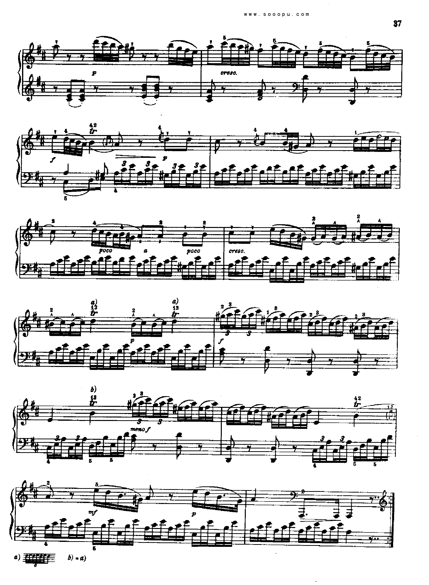 奏鸣曲 五1767 键盘类 钢琴钢琴曲谱（图3）
