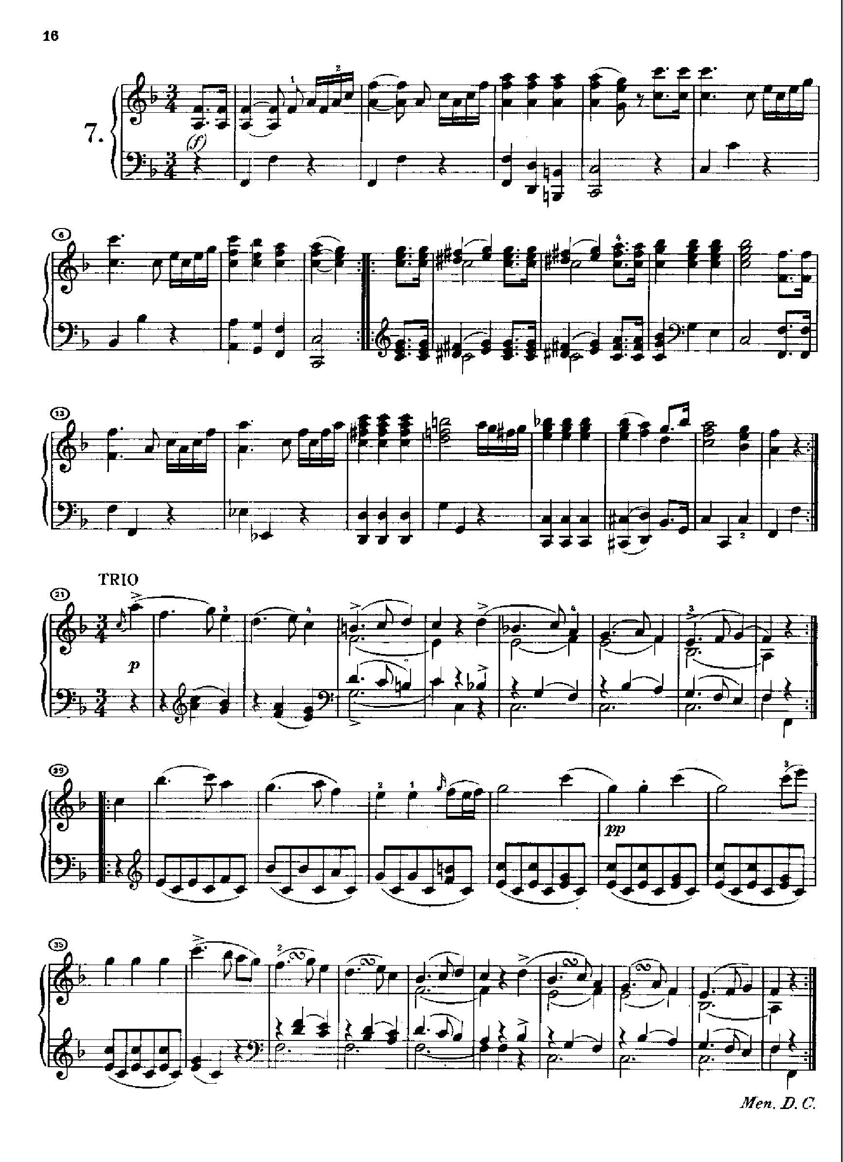 20首小步舞曲(1813年创作) 键盘类 钢琴钢琴曲谱（图7）