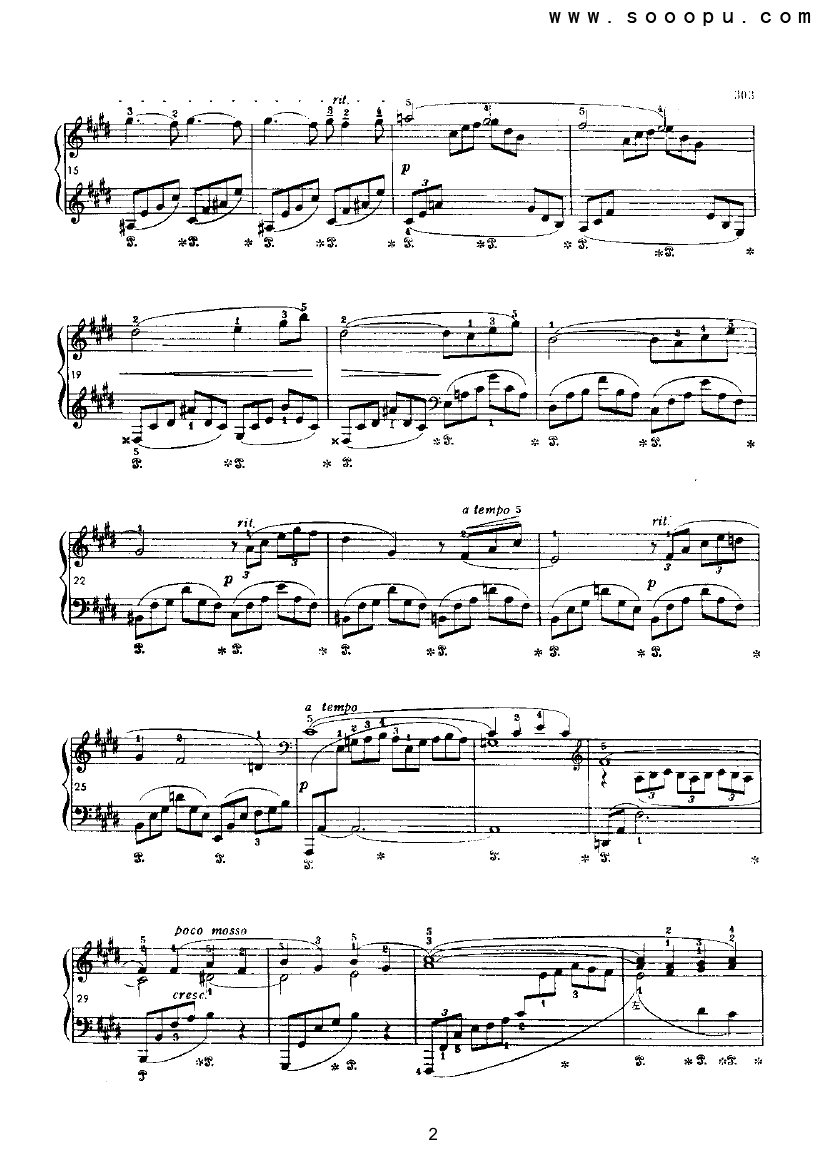 阿拉伯风格（第一首） 键盘类 钢琴钢琴曲谱（图2）