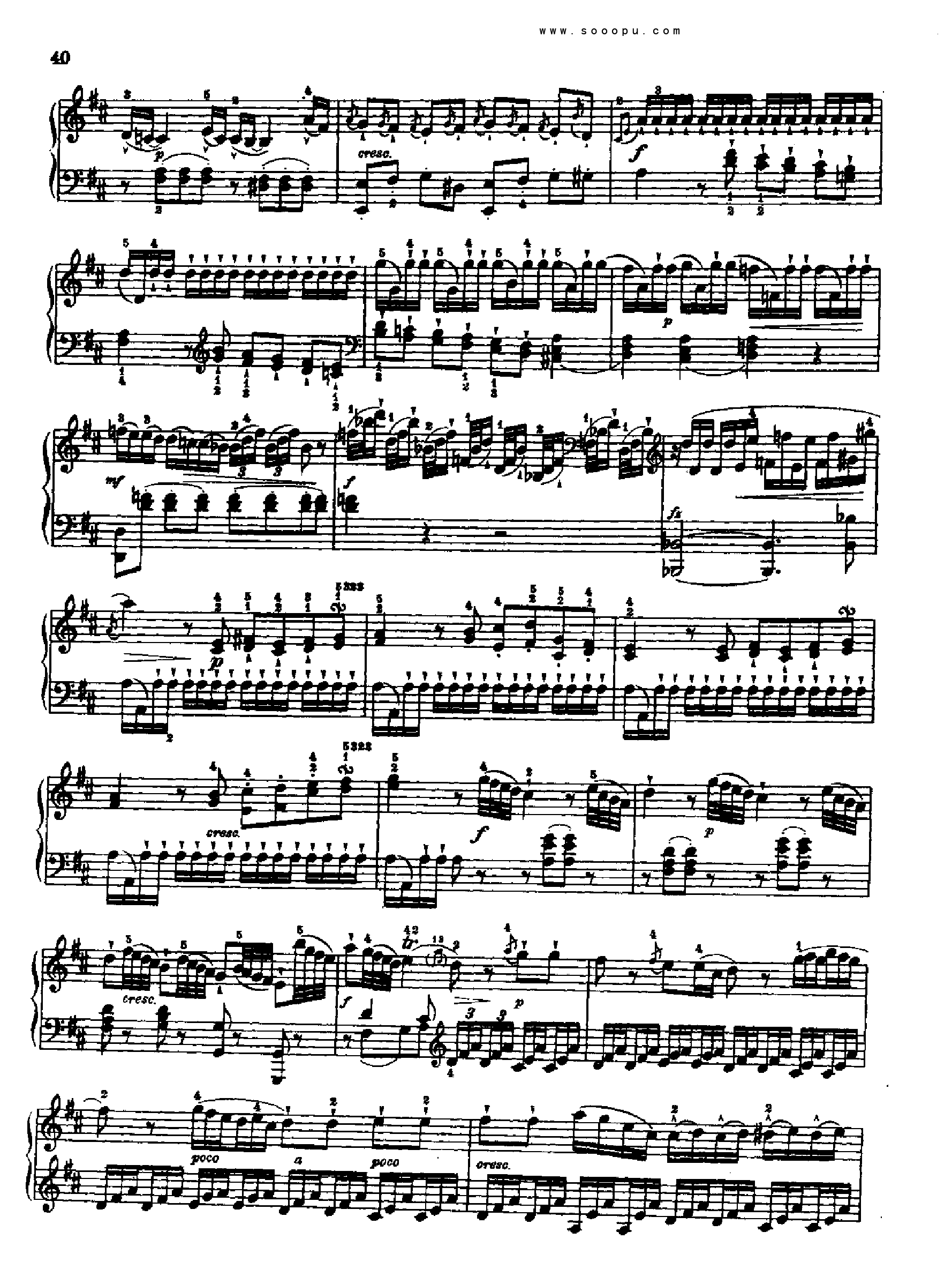 奏鸣曲 五1767 键盘类 钢琴钢琴曲谱（图6）