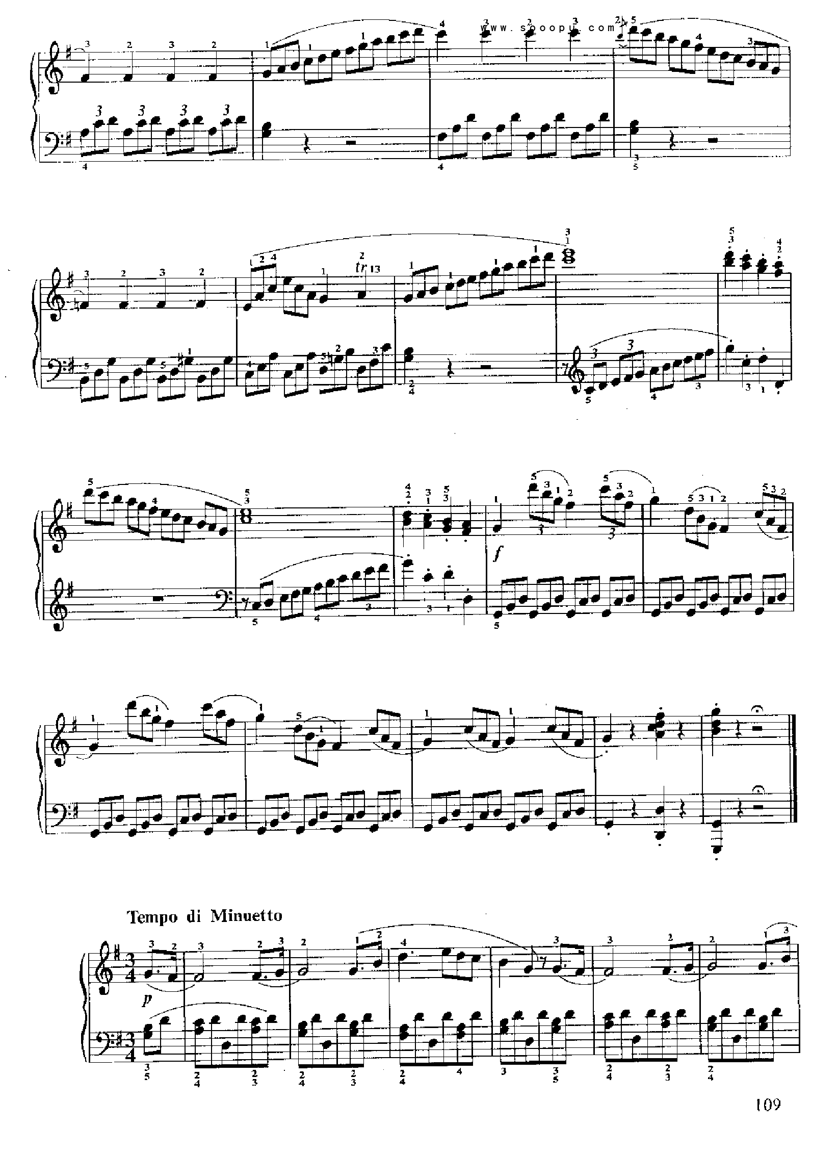 小奏鸣曲(Op.49 No.2) 键盘类 钢琴钢琴曲谱（图5）