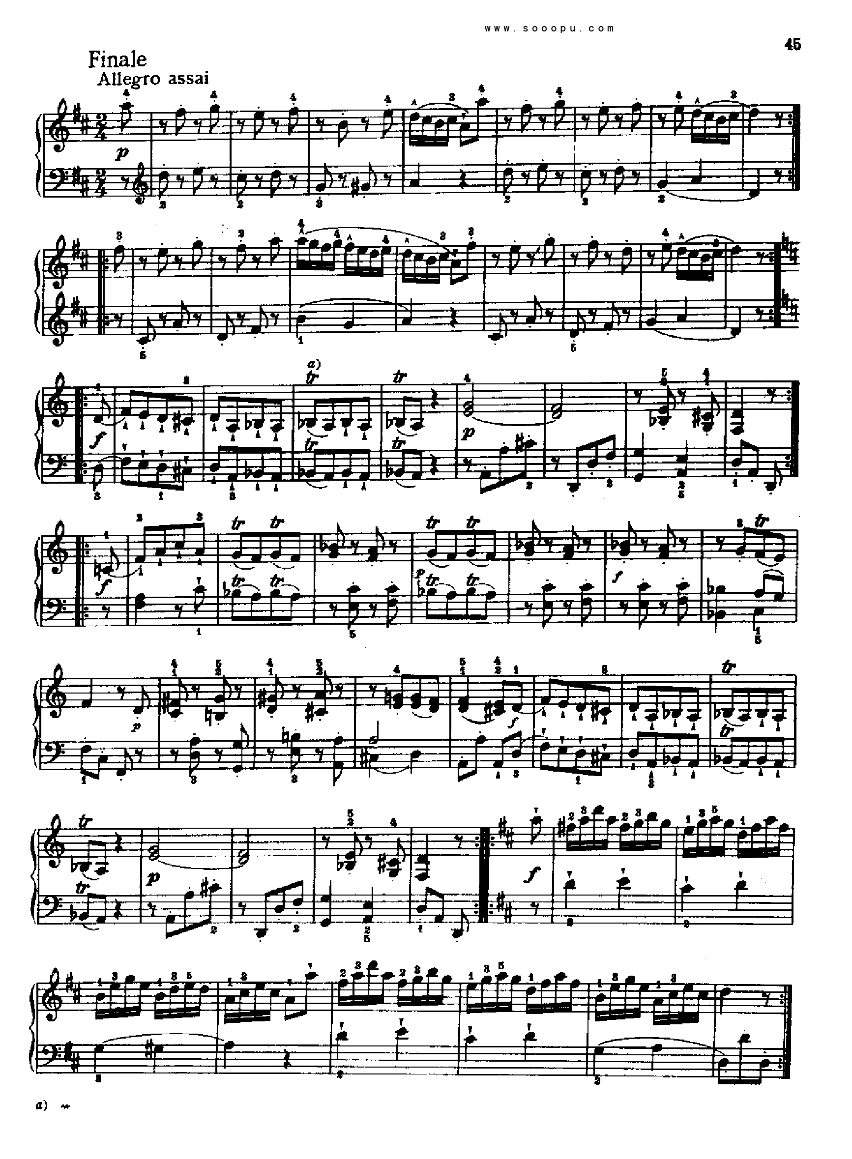 奏鸣曲 五1767 键盘类 钢琴钢琴曲谱（图11）