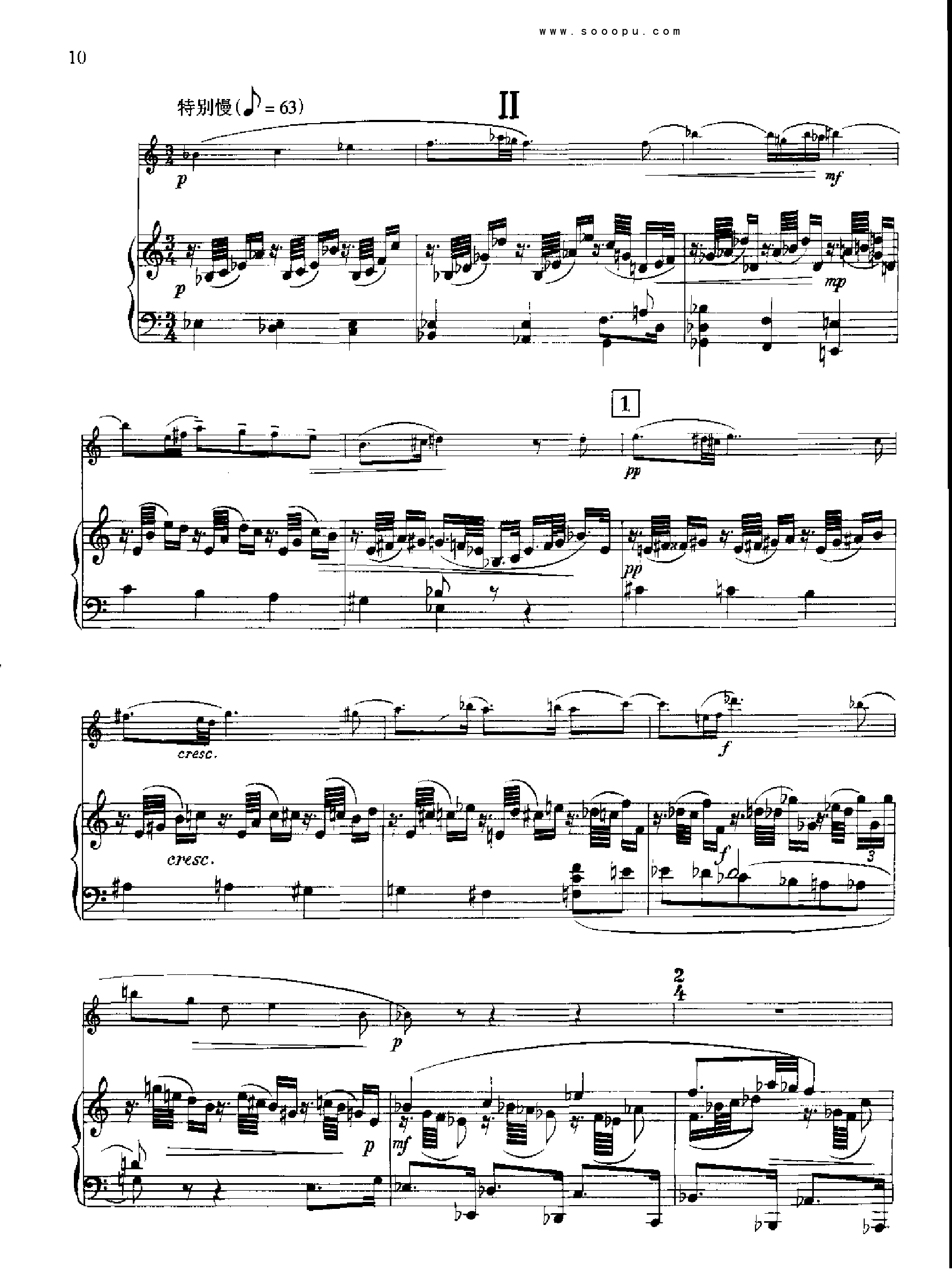 欣德米特双簧管与钢琴奏鸣曲 管乐类 双簧管钢琴曲谱（图10）