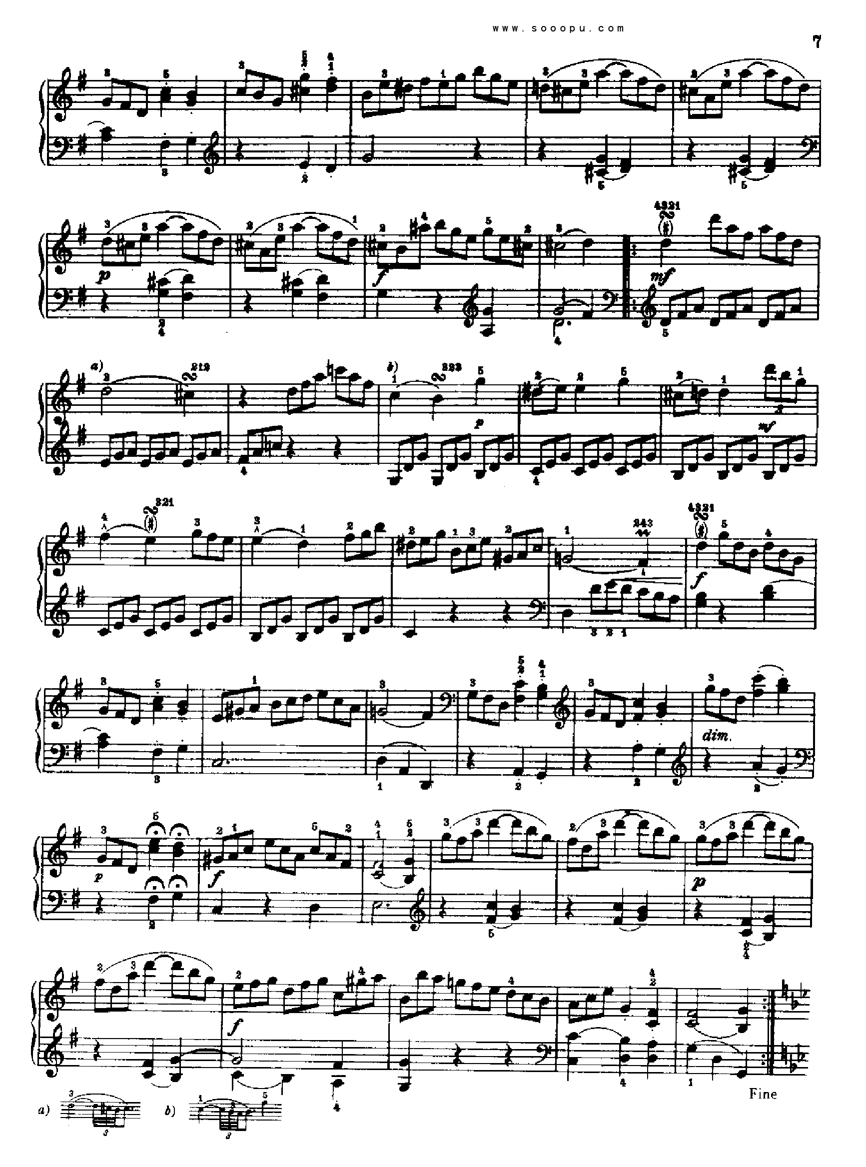 奏鸣曲一1776年出版 键盘类 钢琴钢琴曲谱（图5）