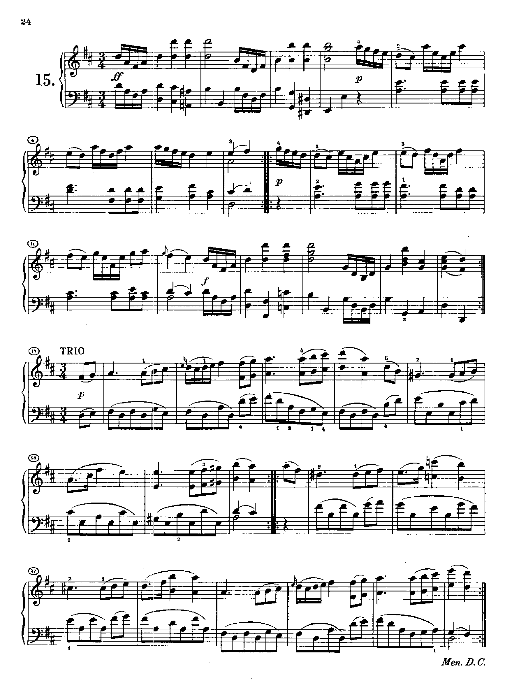 20首小步舞曲(1813年创作) 键盘类 钢琴钢琴曲谱（图15）