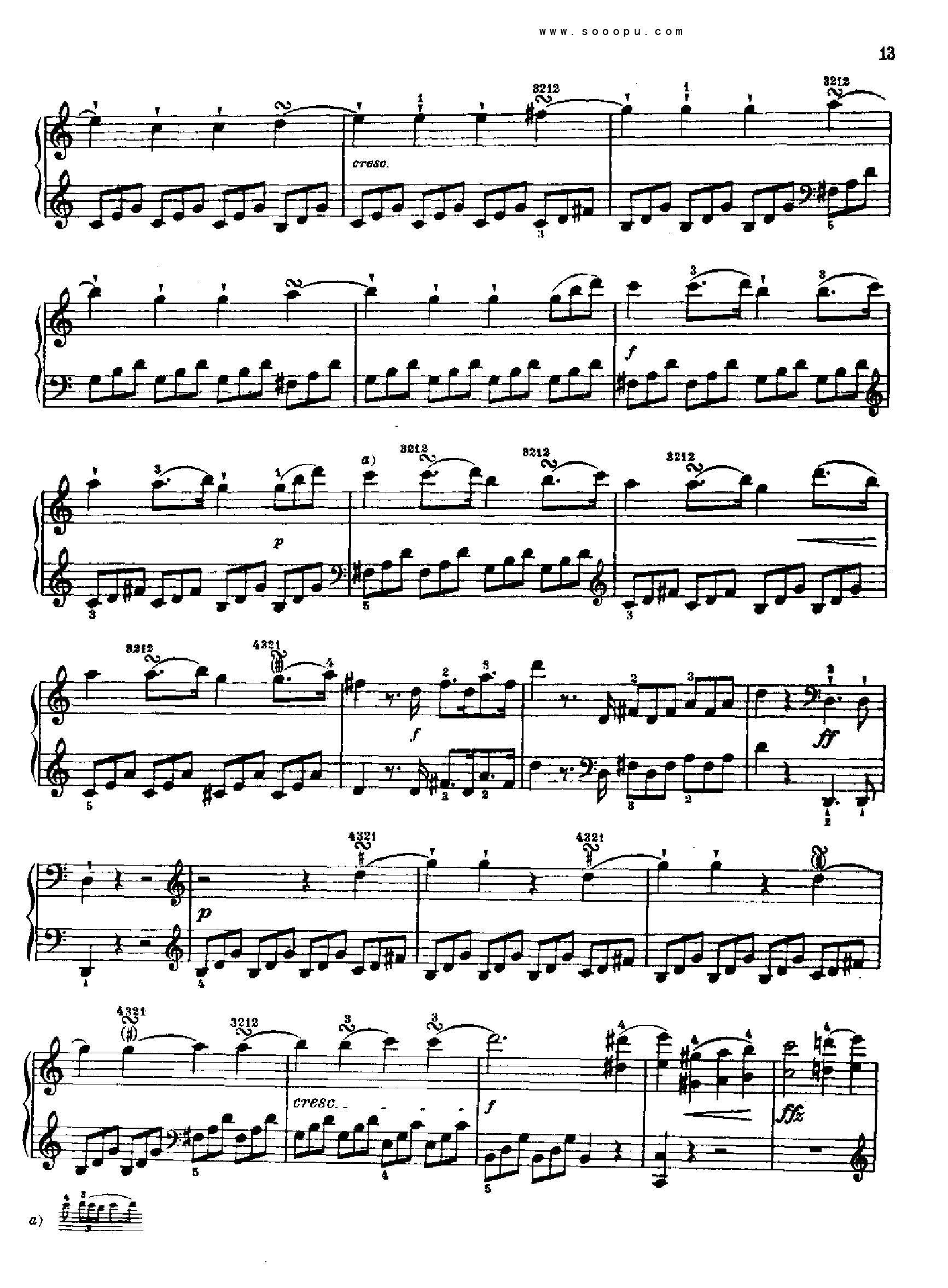 奏鸣曲二(献给奥恩布鲁格的姐妹们) 键盘类 钢琴钢琴曲谱（图2）