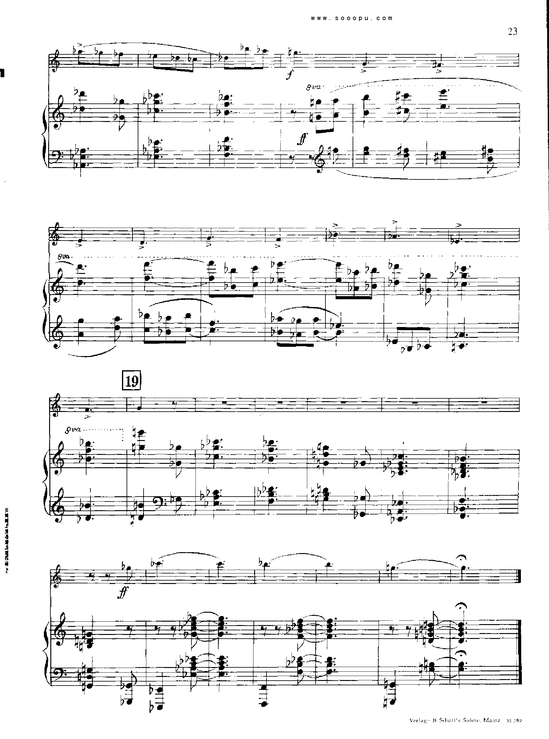 欣德米特双簧管与钢琴奏鸣曲 管乐类 双簧管钢琴曲谱（图23）