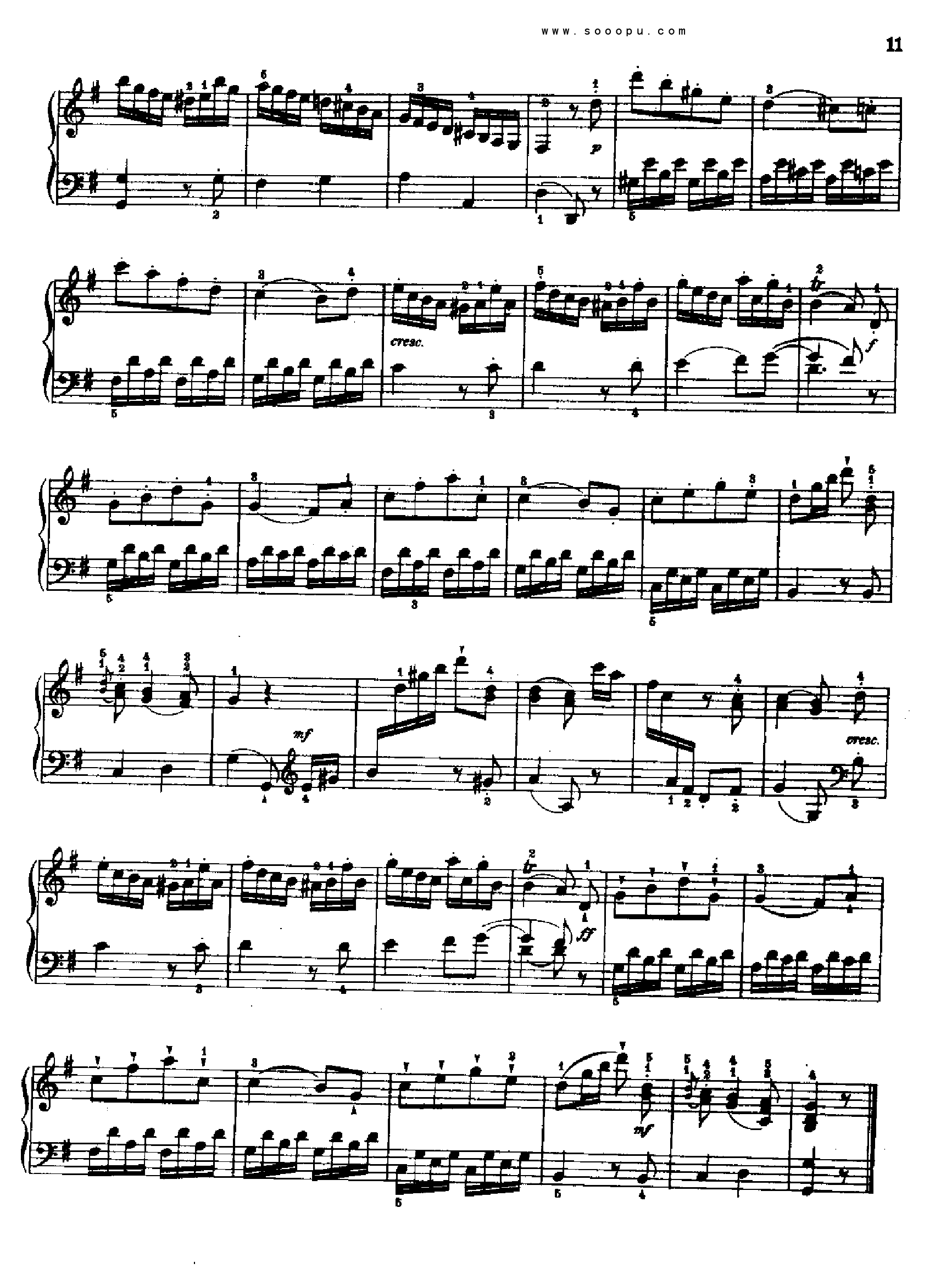奏鸣曲一1776年出版 键盘类 钢琴钢琴曲谱（图9）