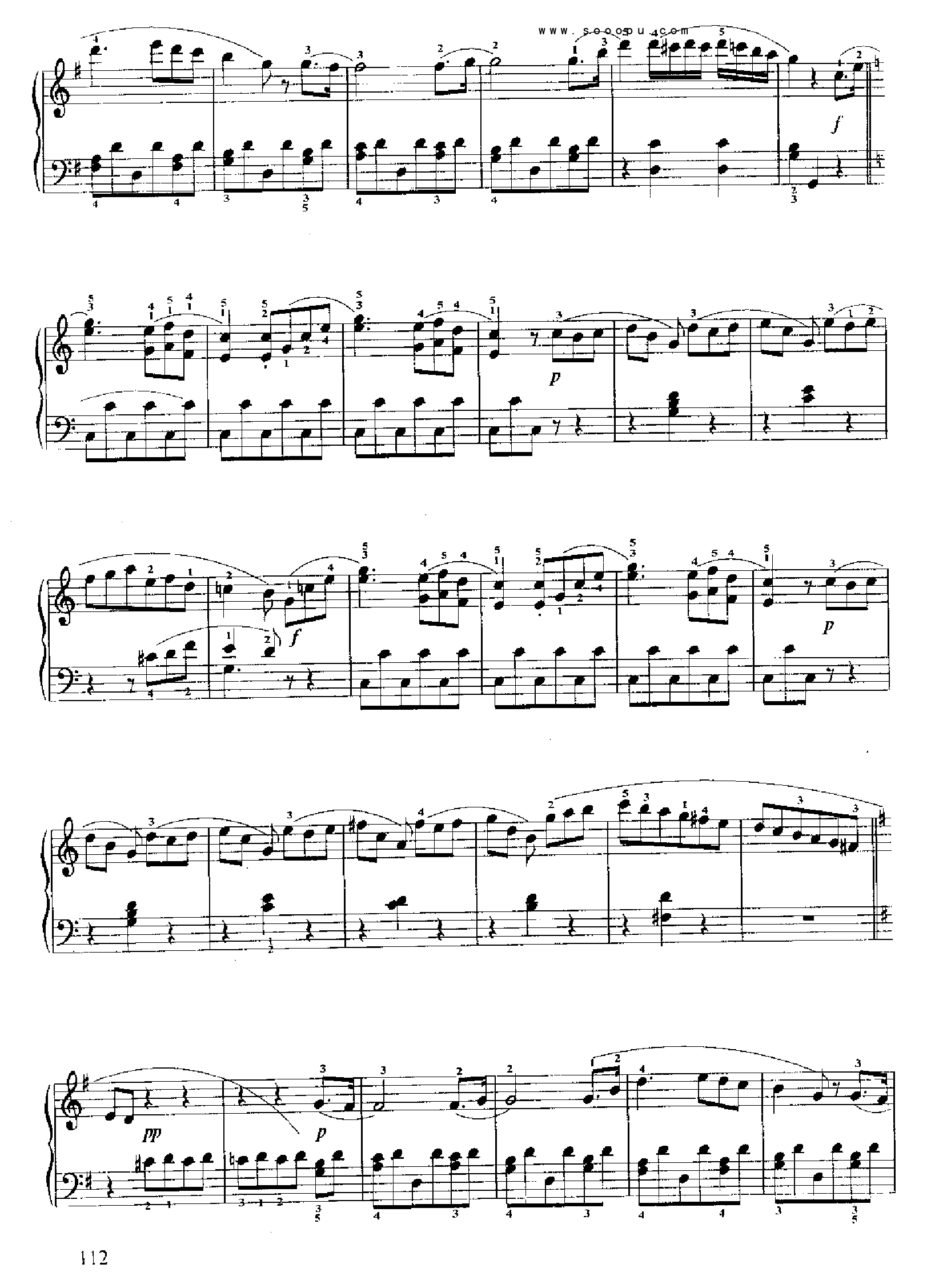 小奏鸣曲(Op.49 No.2) 键盘类 钢琴钢琴曲谱（图8）