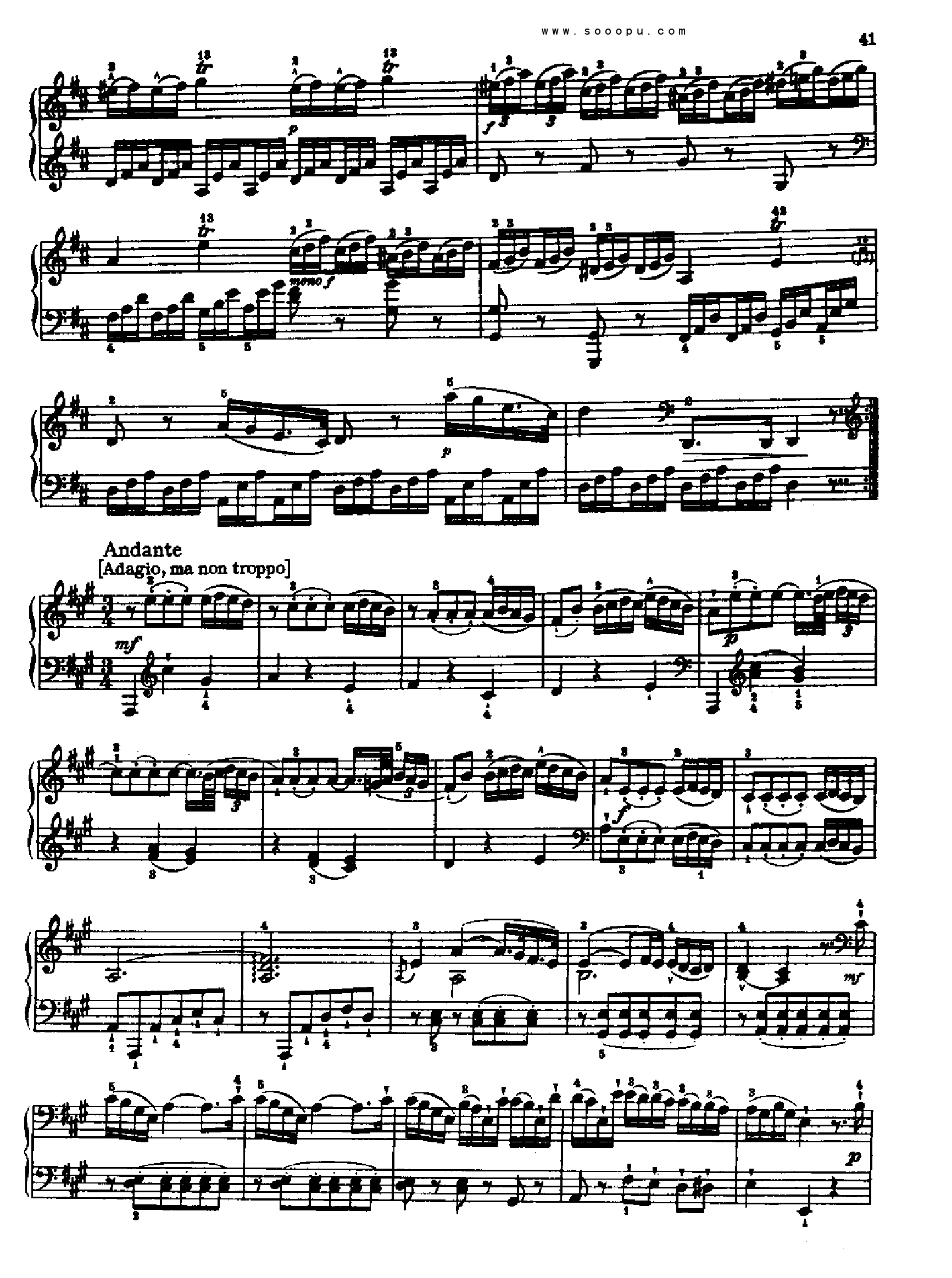 奏鸣曲 五1767 键盘类 钢琴钢琴曲谱（图7）