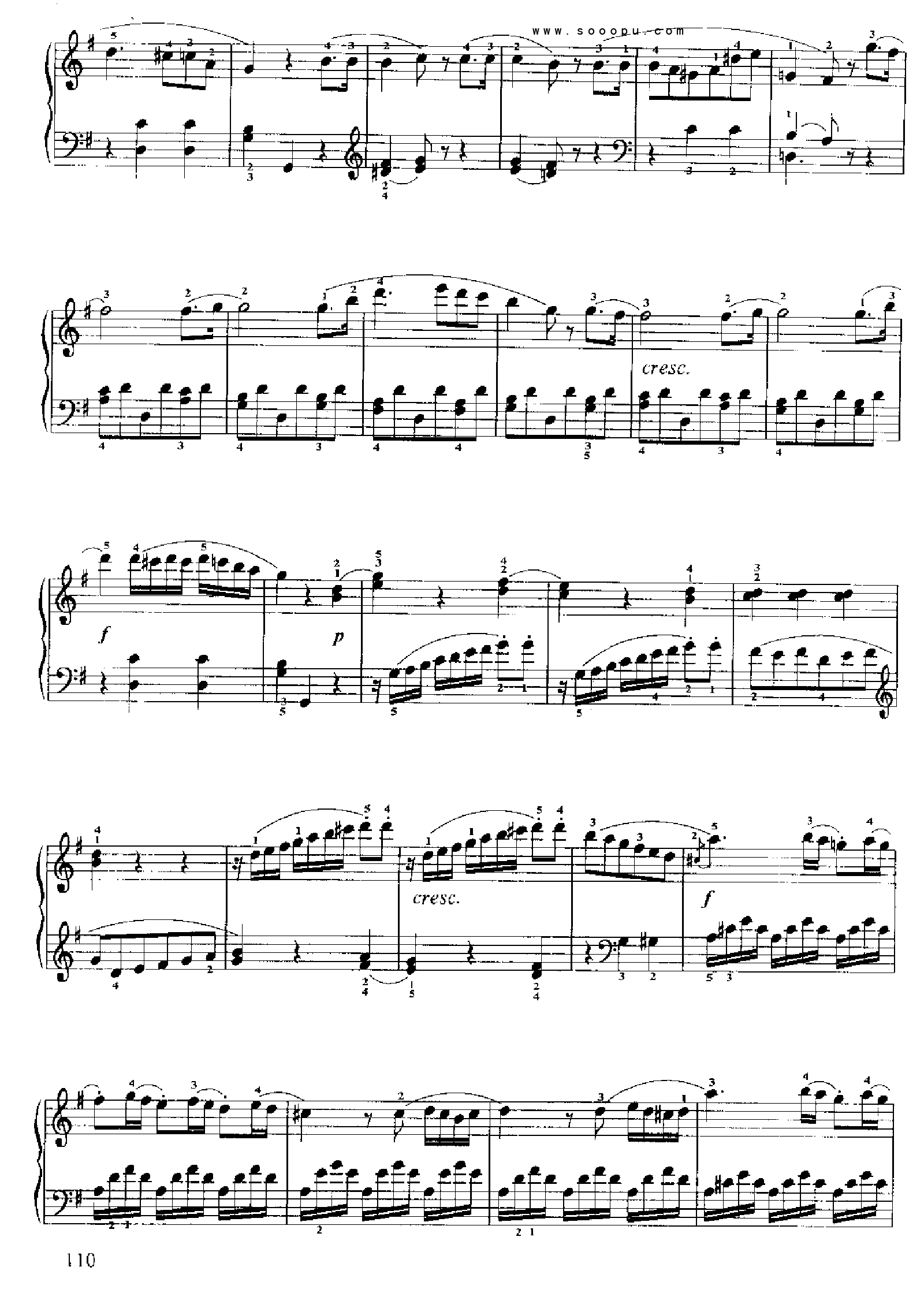 小奏鸣曲(Op.49 No.2) 键盘类 钢琴钢琴曲谱（图6）