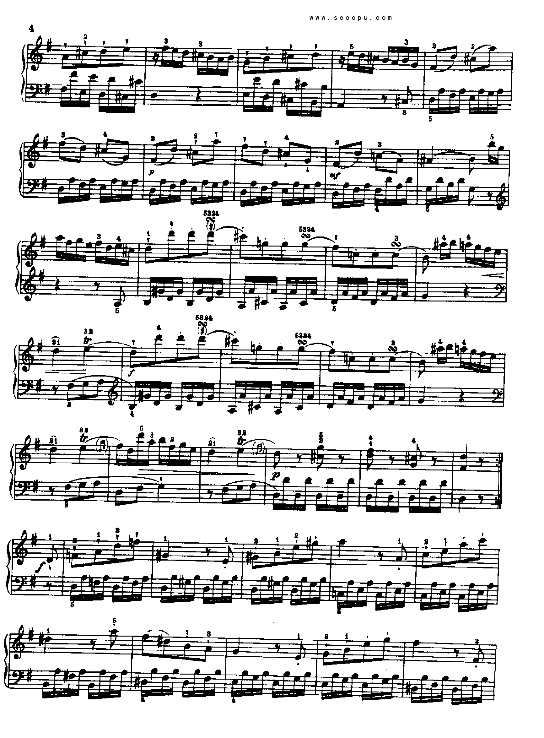 奏鸣曲一1776年出版 键盘类 钢琴钢琴曲谱（图2）