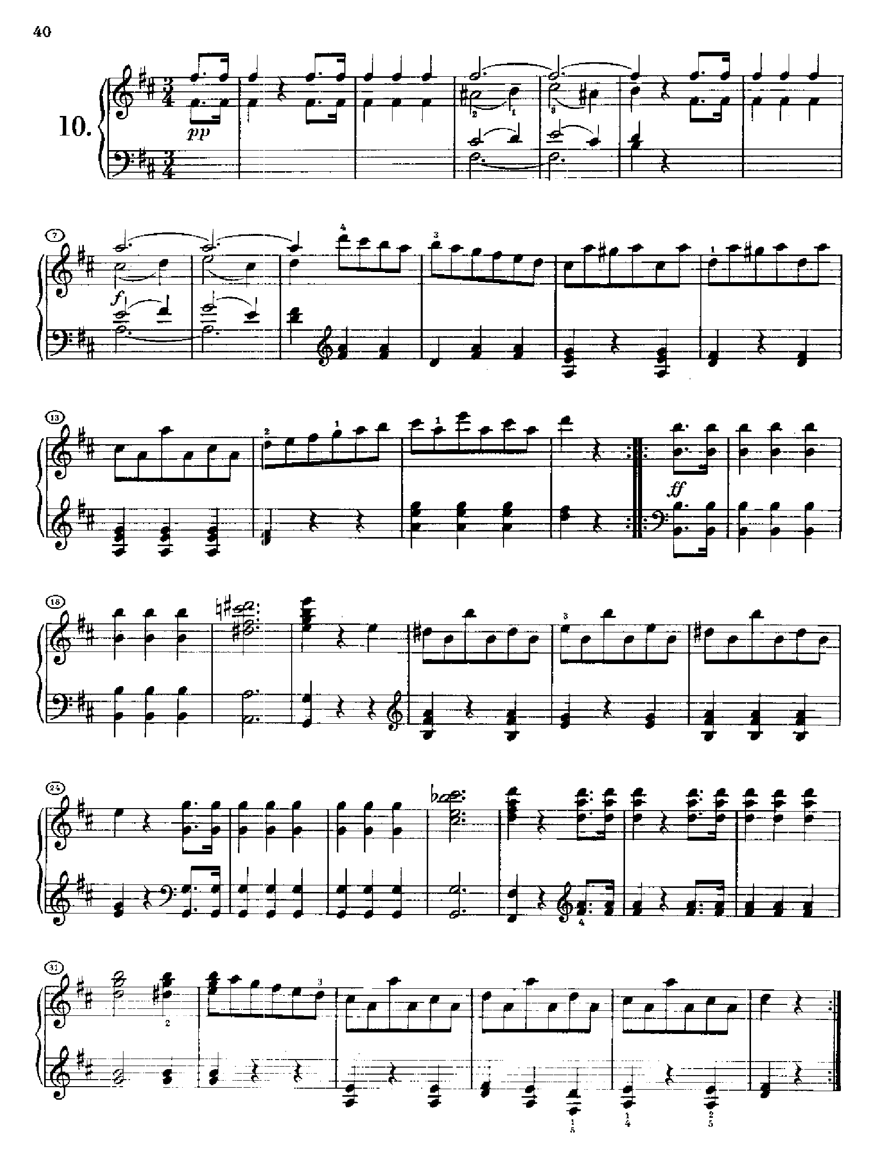 12首维也纳德意志舞曲(约1812年创作) 键盘类 钢琴钢琴曲谱（图7）