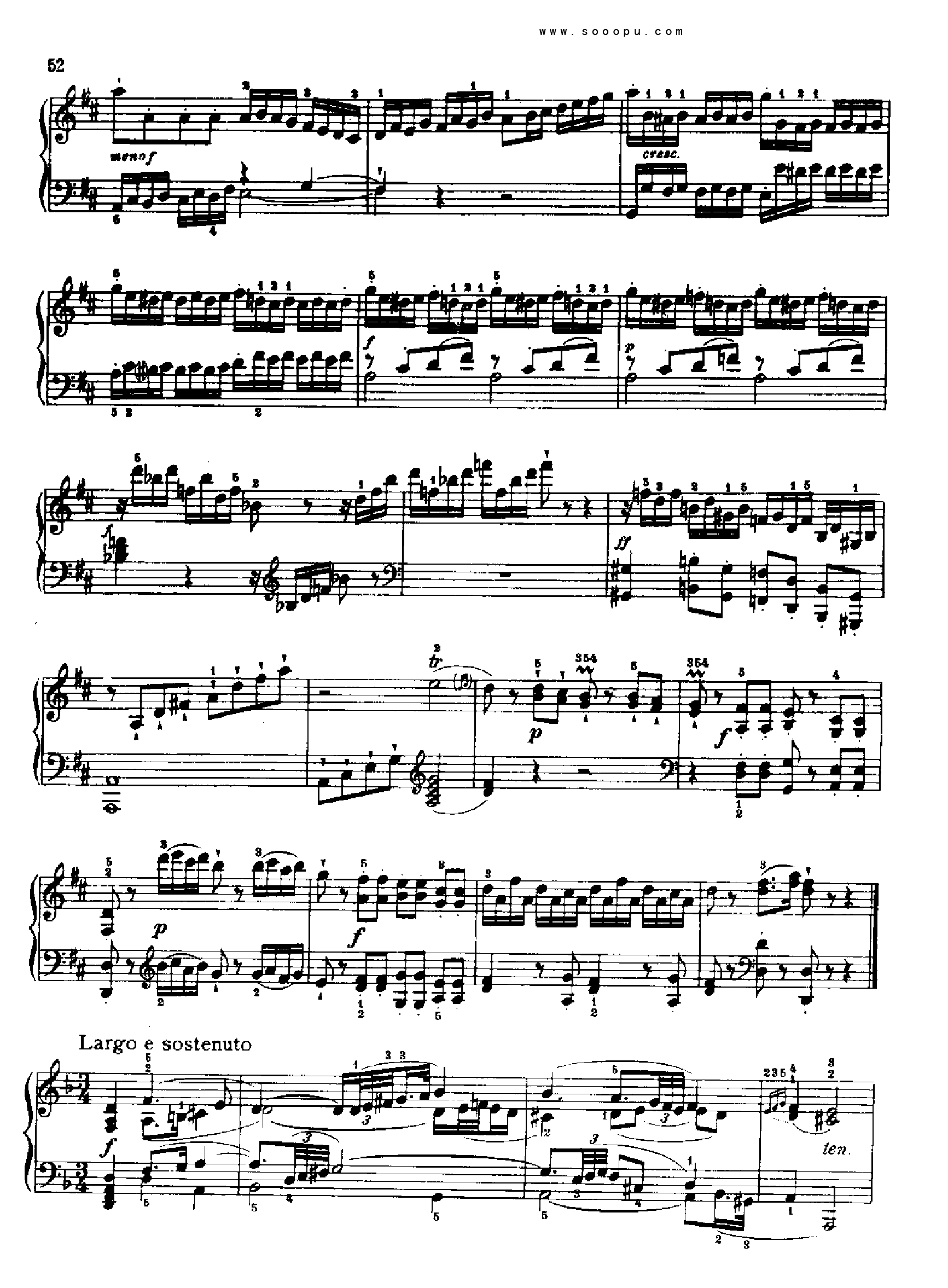 奏鸣曲六(献给奥恩布鲁格的姐妹们) 键盘类 钢琴钢琴曲谱（图5）