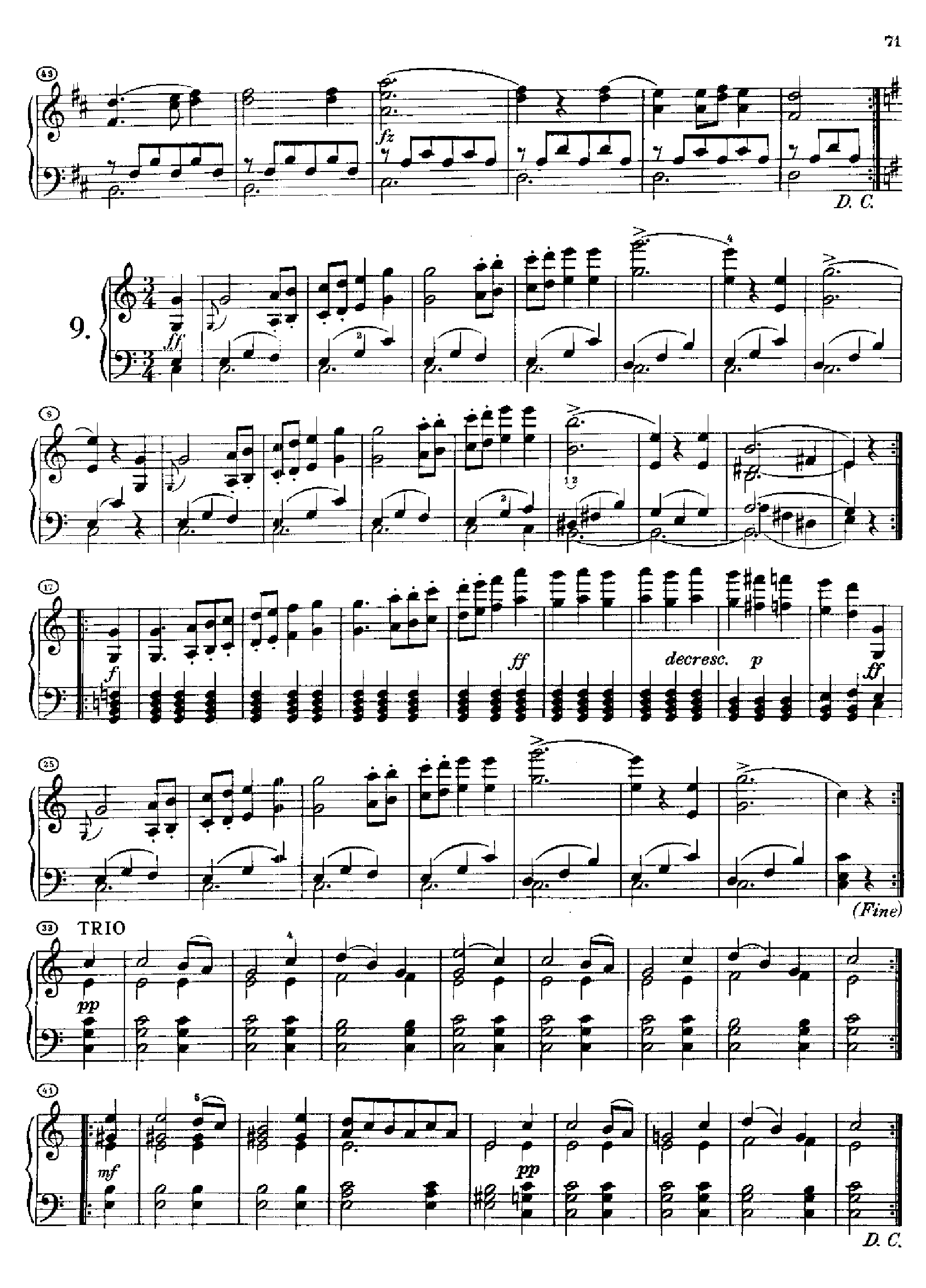 20首圆舞曲又名最后的圆舞曲opus127(身后出版).D146(1 键盘类 钢琴钢琴曲谱（图10）