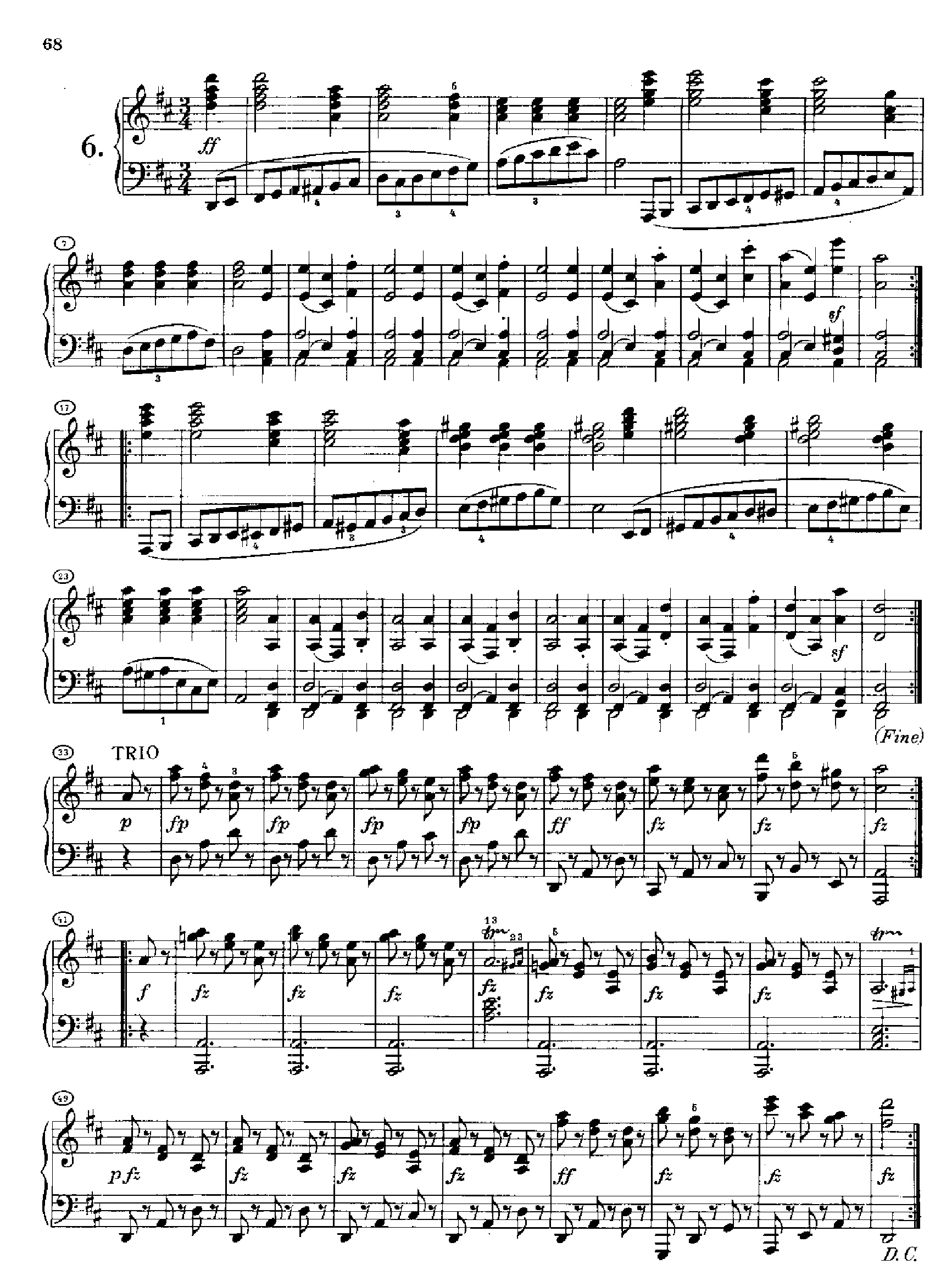 20首圆舞曲又名最后的圆舞曲opus127(身后出版).D146(1 键盘类 钢琴钢琴曲谱（图7）