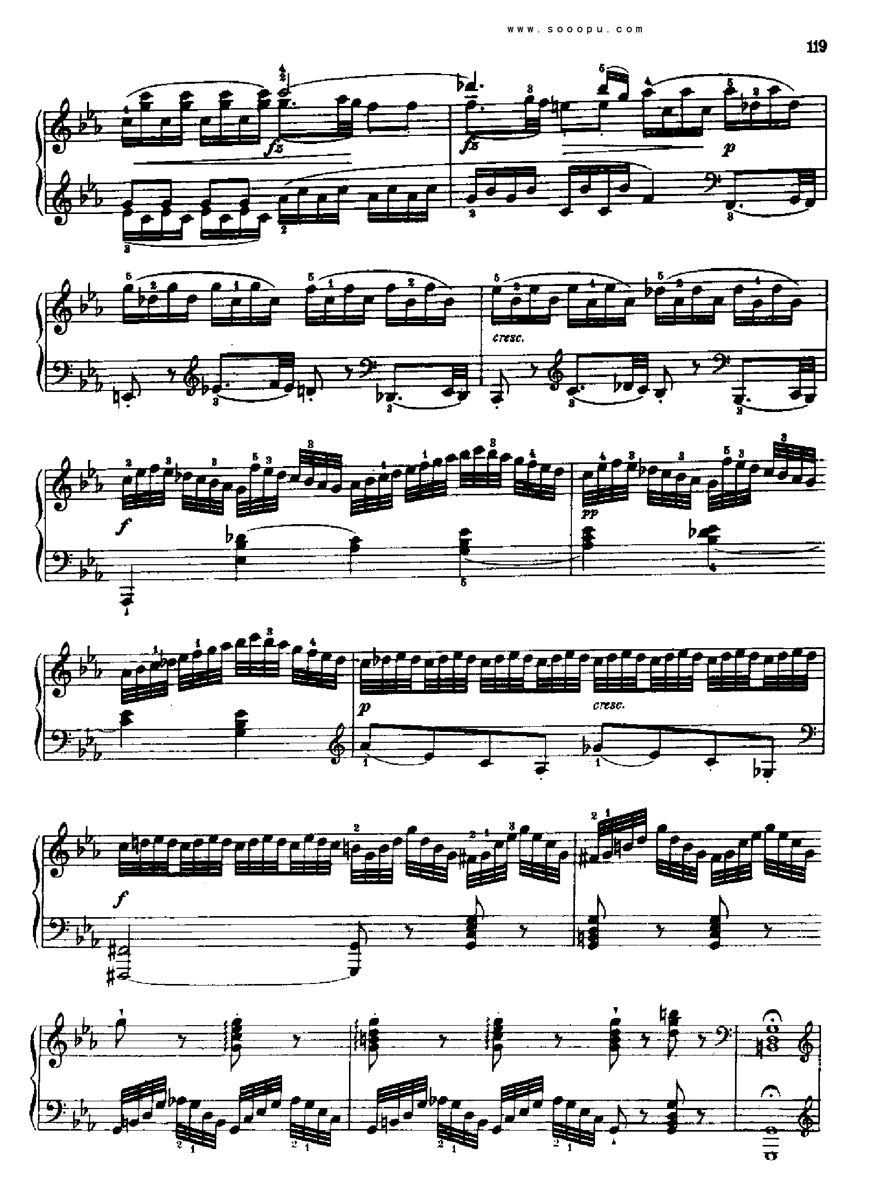 奏鸣曲十二(献给玛格达莲娜.冯.库尔茨贝格) 键盘类 钢琴钢琴曲谱（图5）