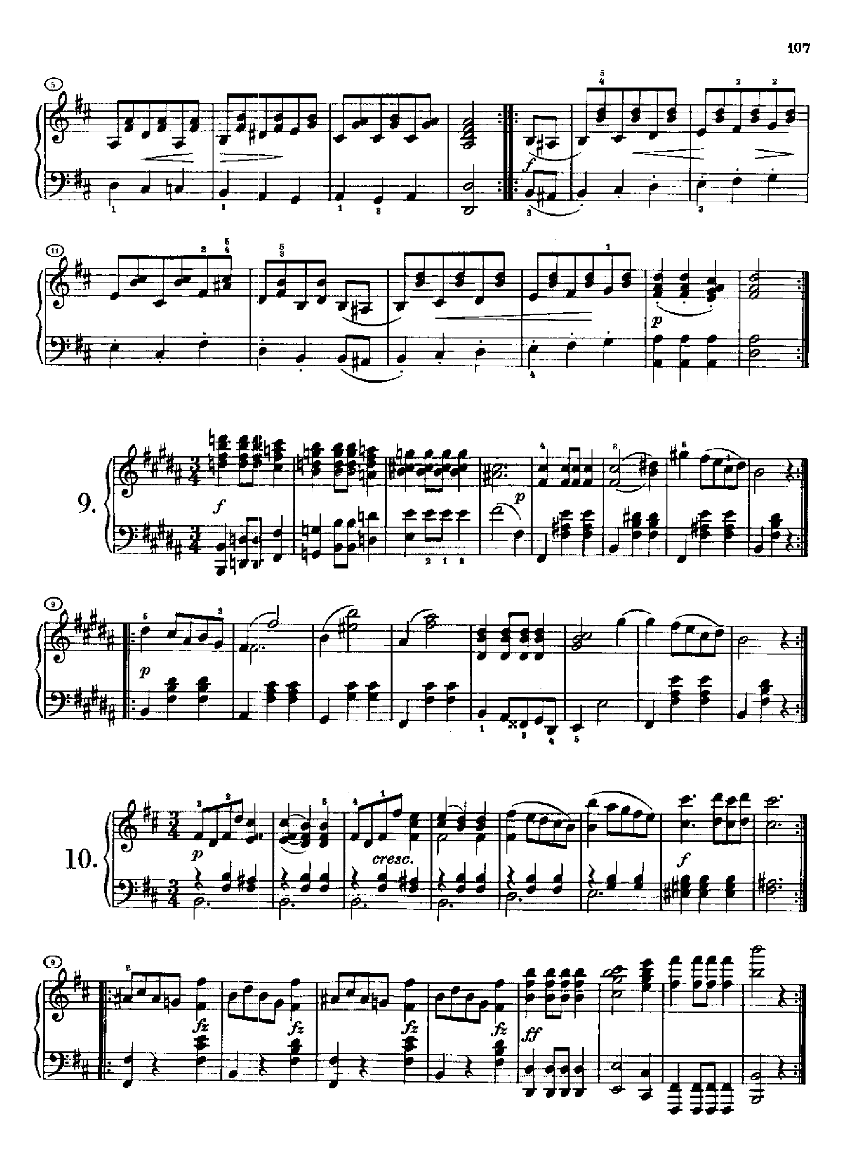 17首德意志舞曲又名连德勒舞曲D366 键盘类 钢琴钢琴曲谱（图4）