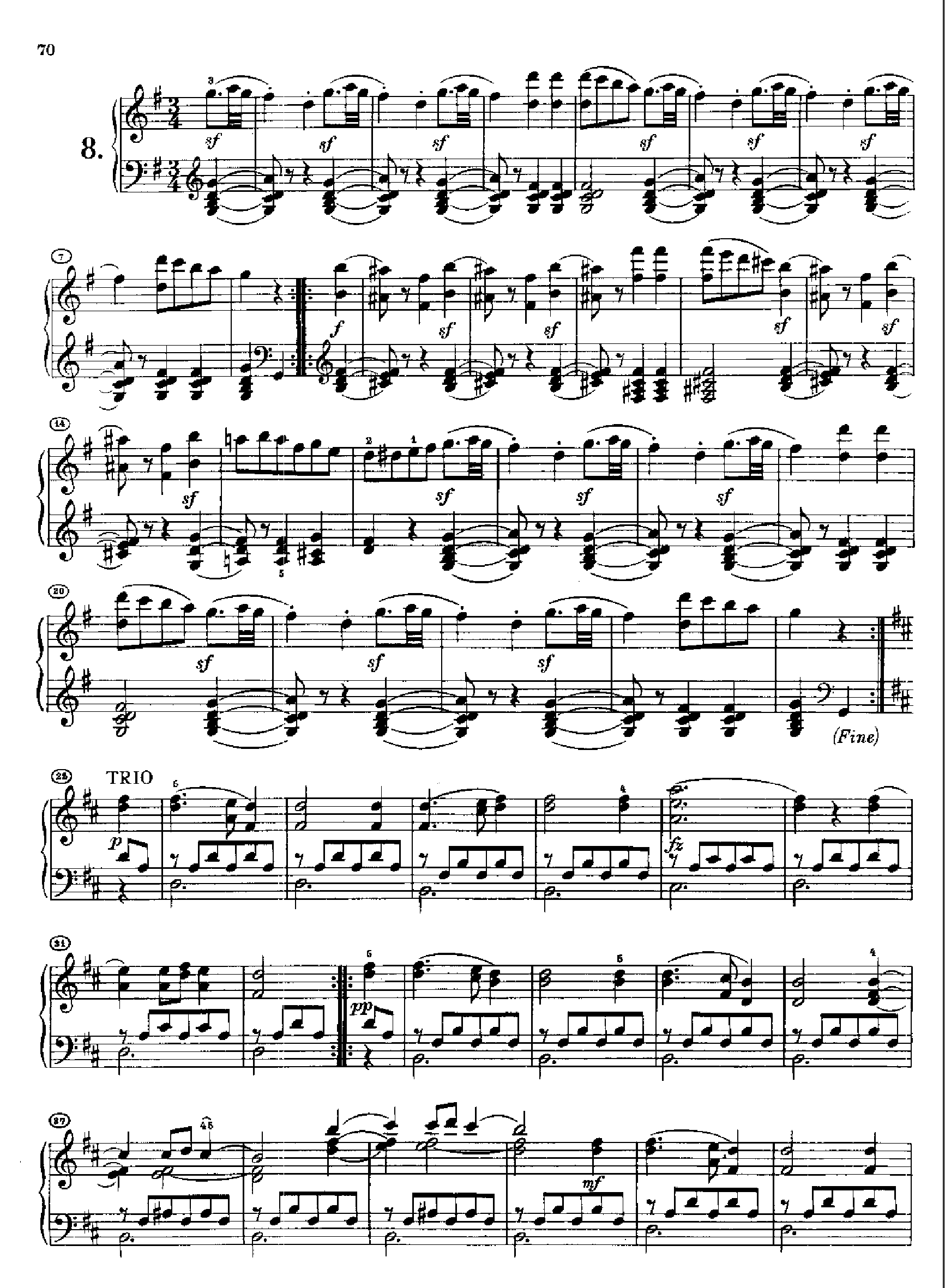 20首圆舞曲又名最后的圆舞曲opus127(身后出版).D146(1 键盘类 钢琴钢琴曲谱（图9）