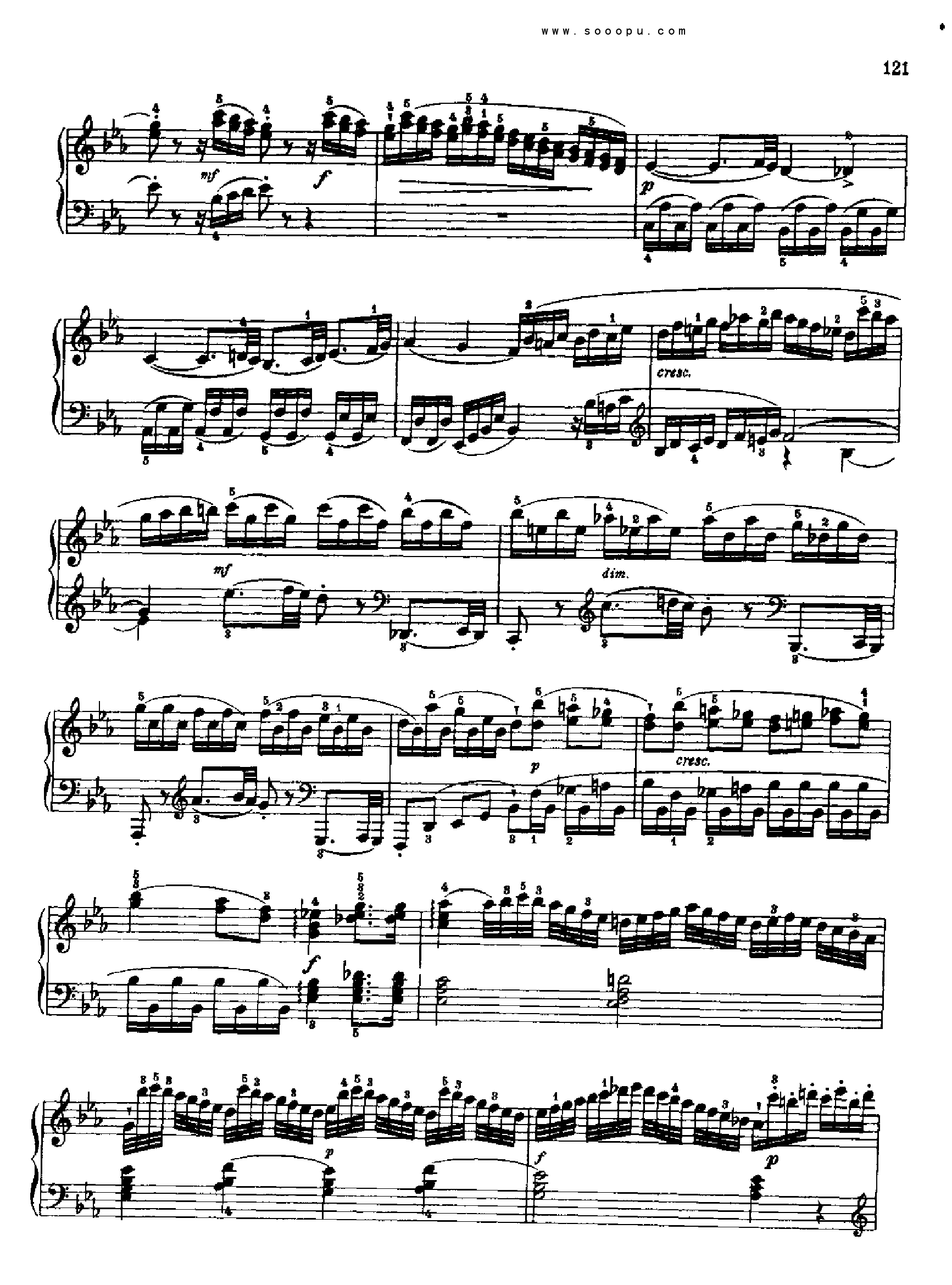 奏鸣曲十二(献给玛格达莲娜.冯.库尔茨贝格) 键盘类 钢琴钢琴曲谱（图7）
