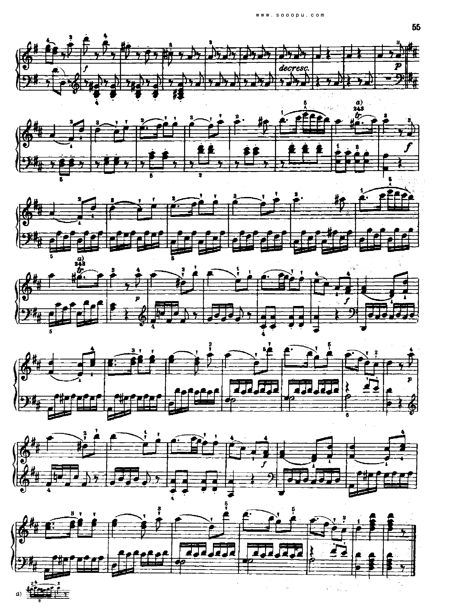 奏鸣曲六(献给奥恩布鲁格的姐妹们) 键盘类 钢琴钢琴曲谱（图8）