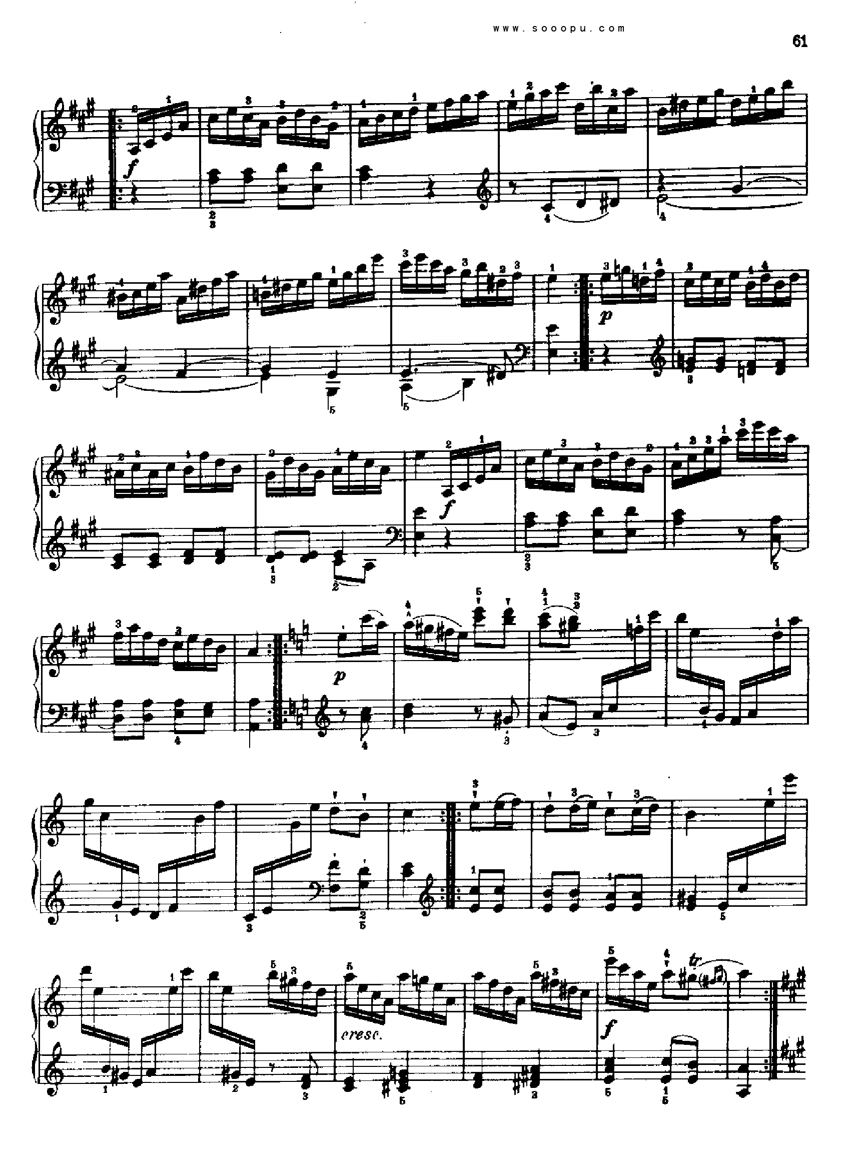 奏鸣曲七(献给奥恩布鲁格的姐妹们) 键盘类 钢琴钢琴曲谱（图6）
