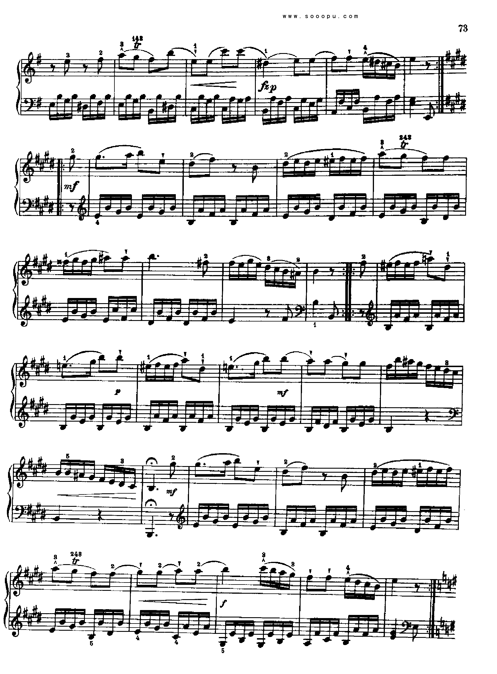 奏鸣曲八1778年出版 键盘类 钢琴钢琴曲谱（图10）