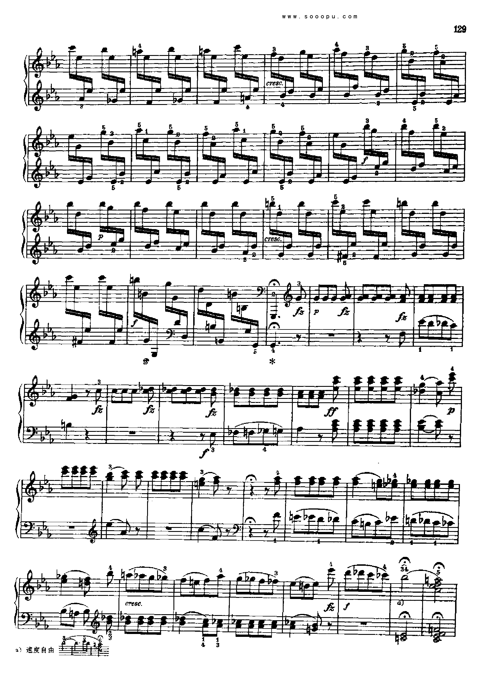 奏鸣曲十二(献给玛格达莲娜.冯.库尔茨贝格) 键盘类 钢琴钢琴曲谱（图15）