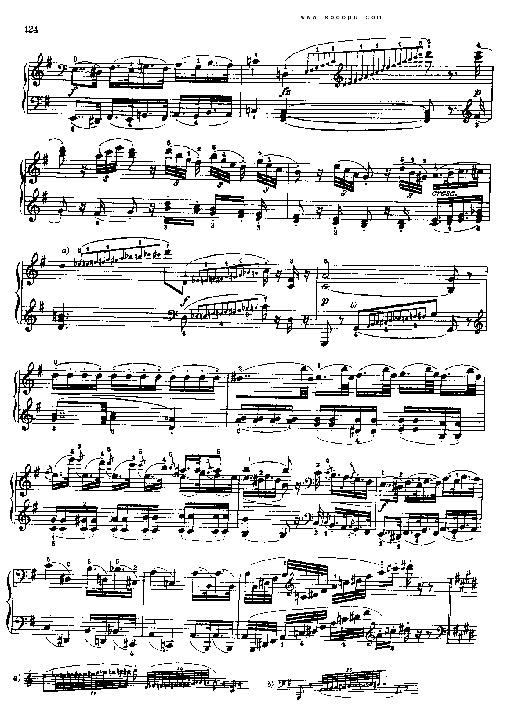 奏鸣曲十二(献给玛格达莲娜.冯.库尔茨贝格) 键盘类 钢琴钢琴曲谱（图10）