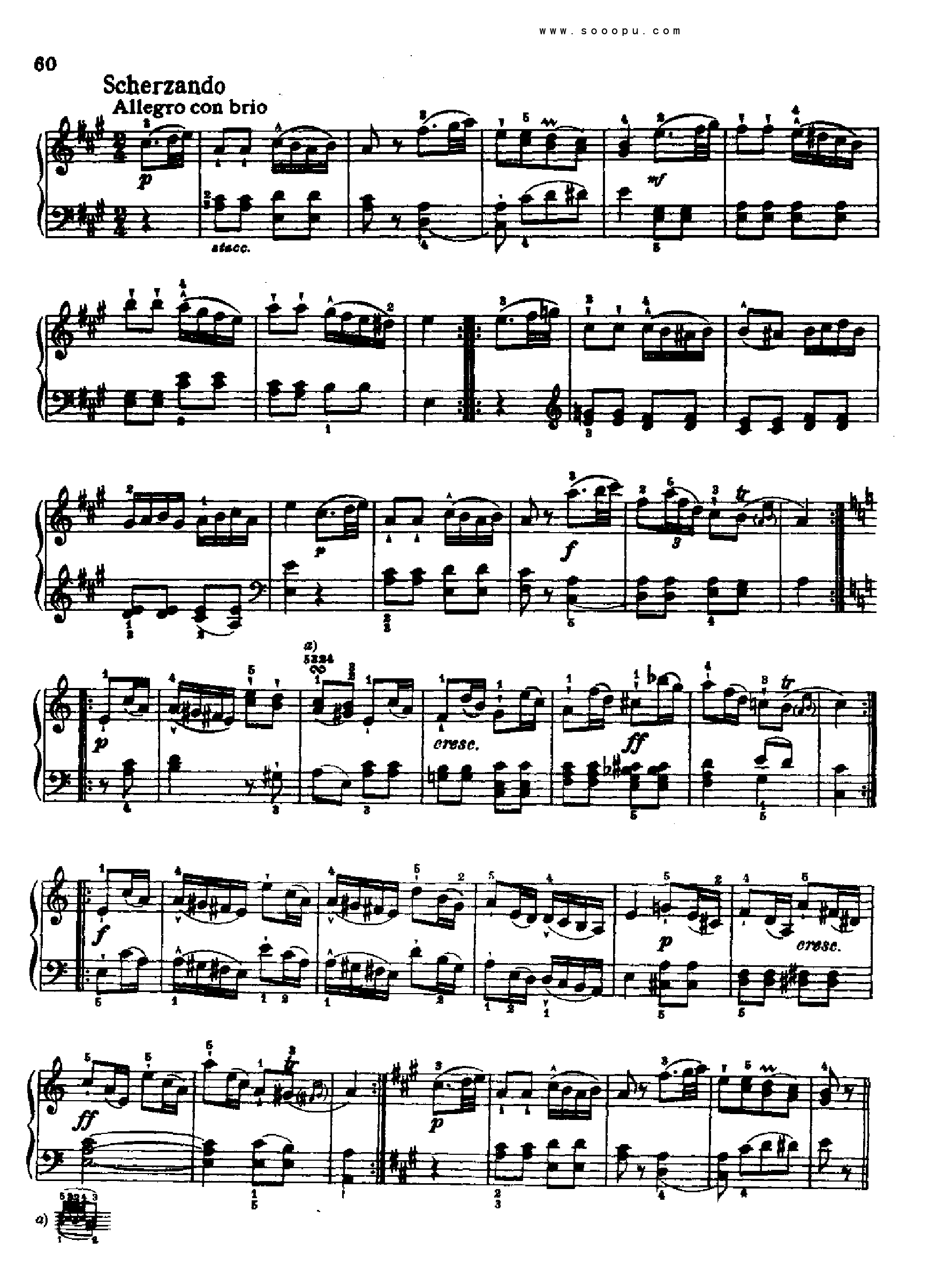 奏鸣曲七(献给奥恩布鲁格的姐妹们) 键盘类 钢琴钢琴曲谱（图5）