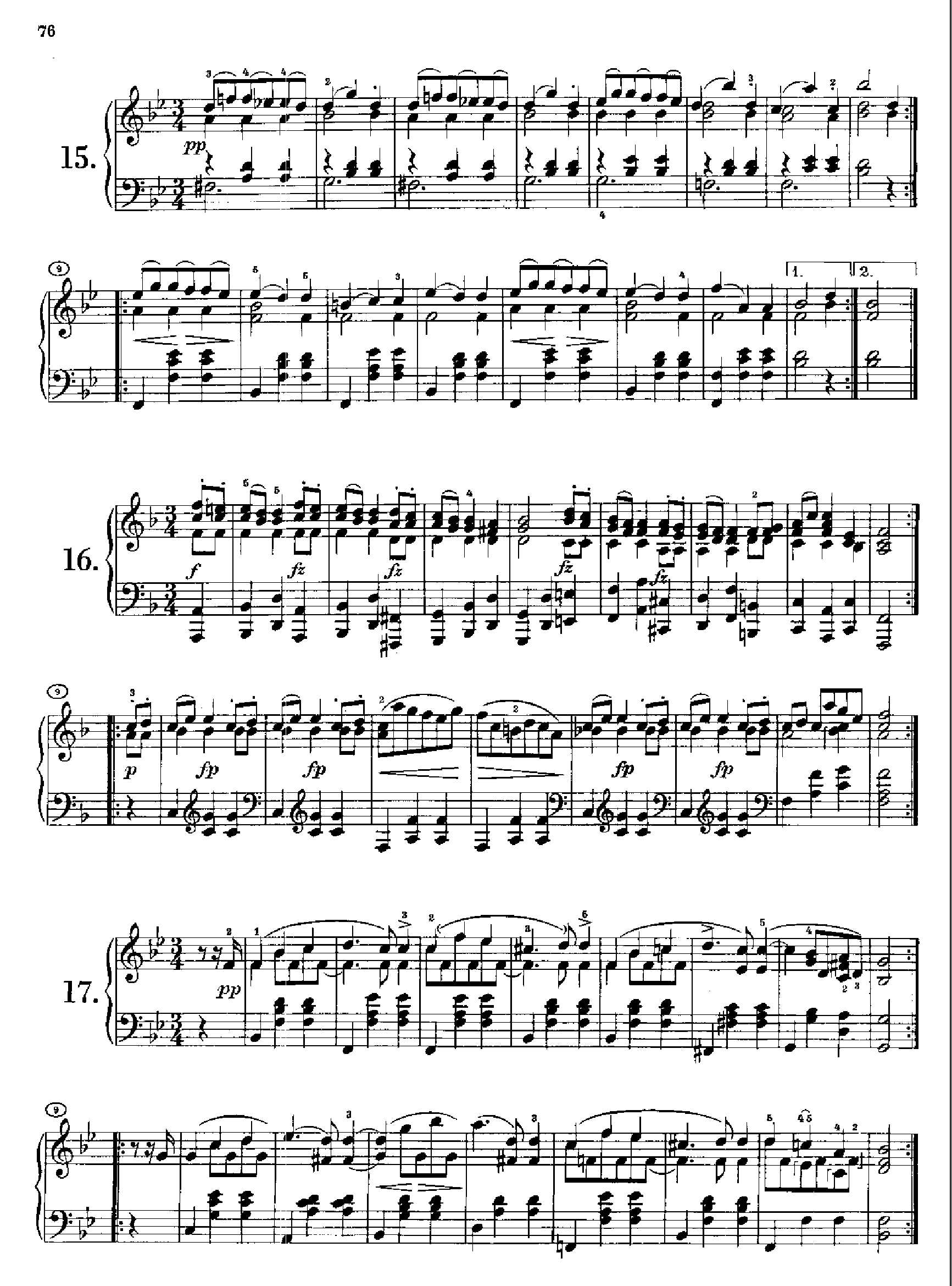 20首圆舞曲又名最后的圆舞曲opus127(身后出版).D146(1 键盘类 钢琴钢琴曲谱（图15）