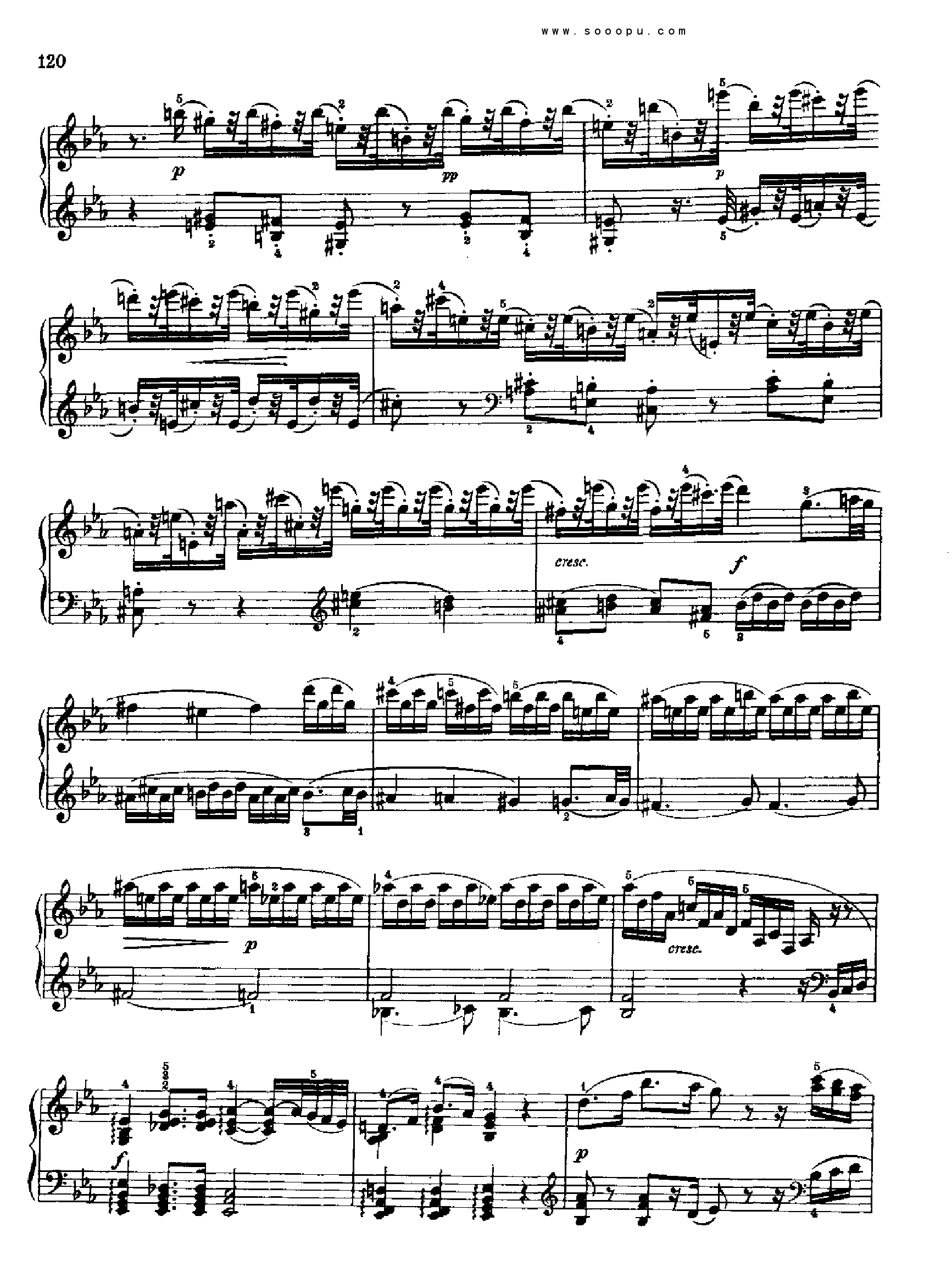 奏鸣曲十二(献给玛格达莲娜.冯.库尔茨贝格) 键盘类 钢琴钢琴曲谱（图6）
