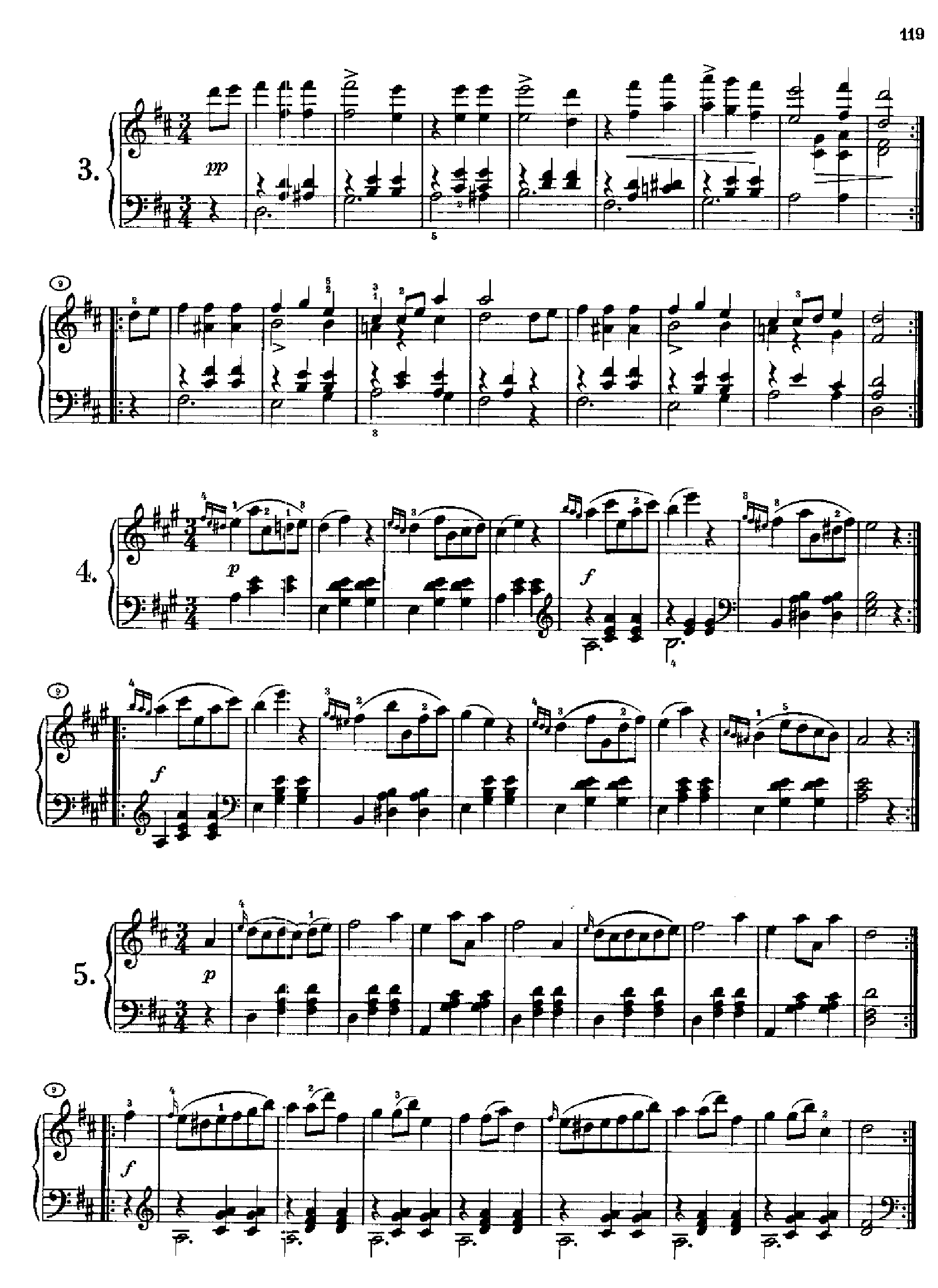 12首德意志舞曲D420 键盘类 钢琴钢琴曲谱（图2）