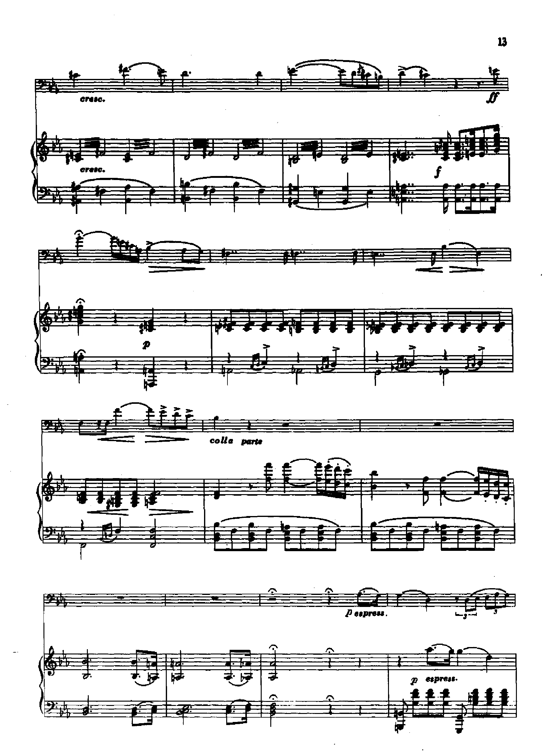 浪漫曲(钢伴) 管乐类 长号钢琴曲谱（图5）