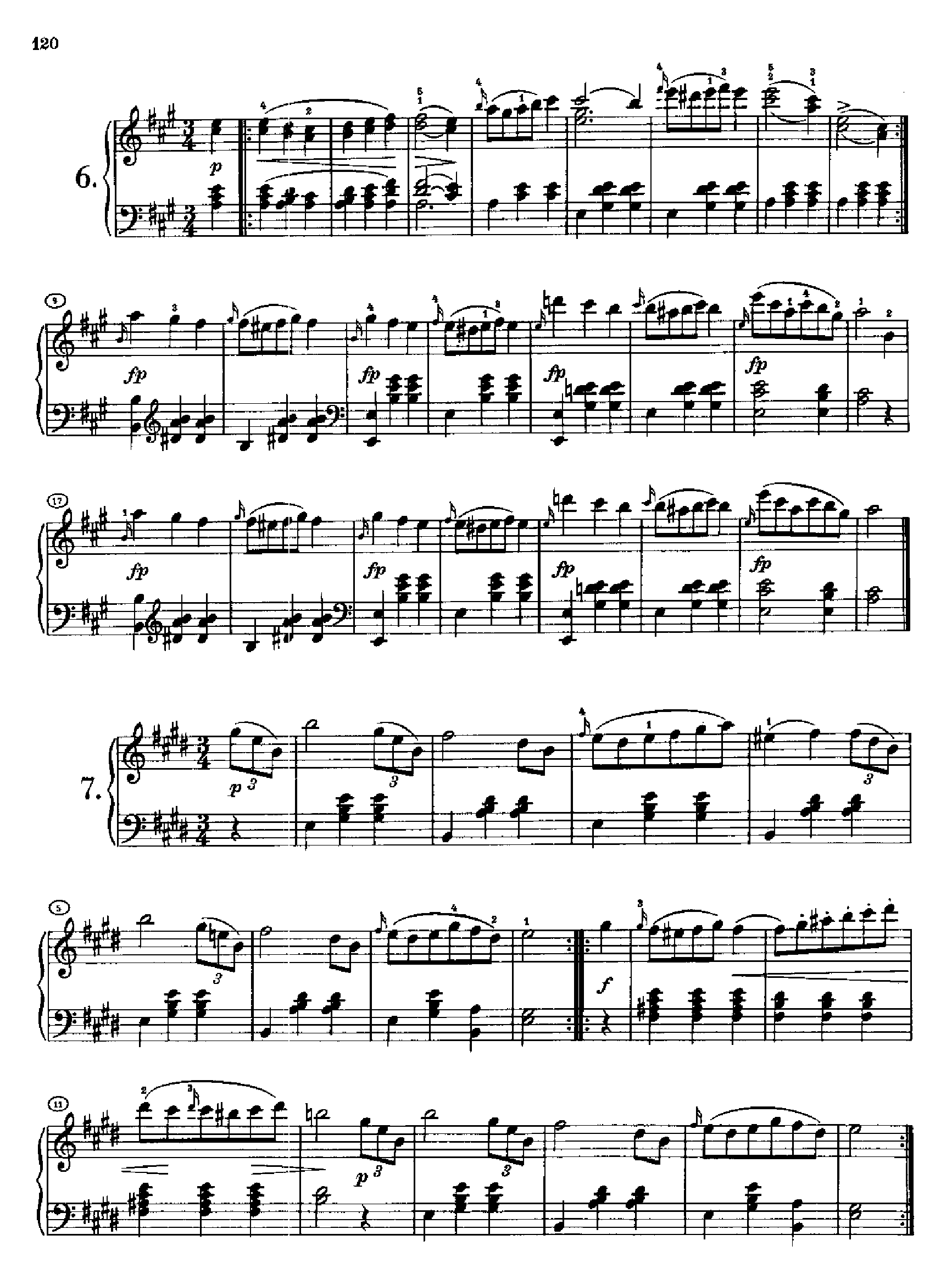 12首德意志舞曲D420 键盘类 钢琴钢琴曲谱（图3）