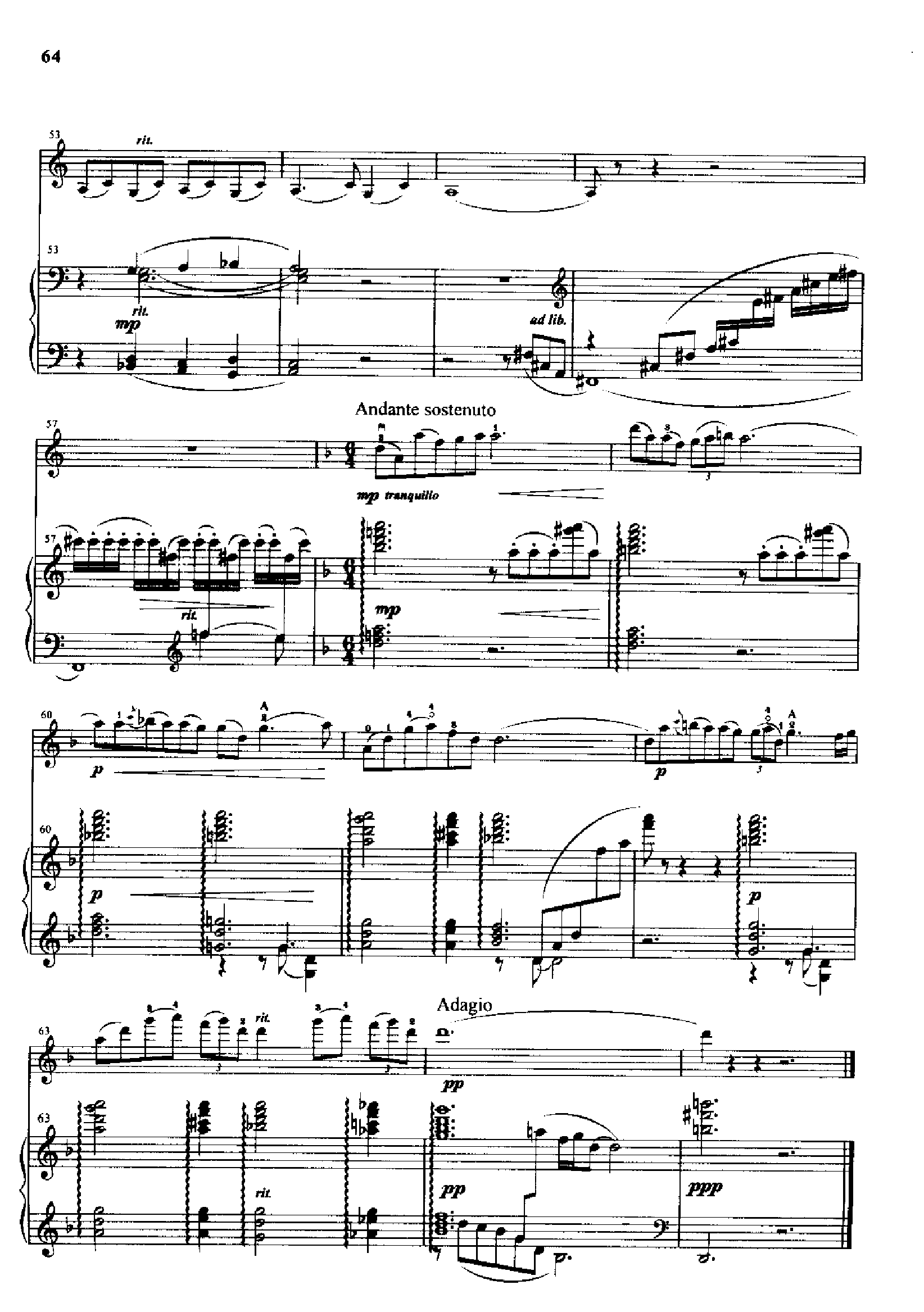 蛾嵋山月歌(钢伴) 弦乐类 小提琴钢琴曲谱（图7）