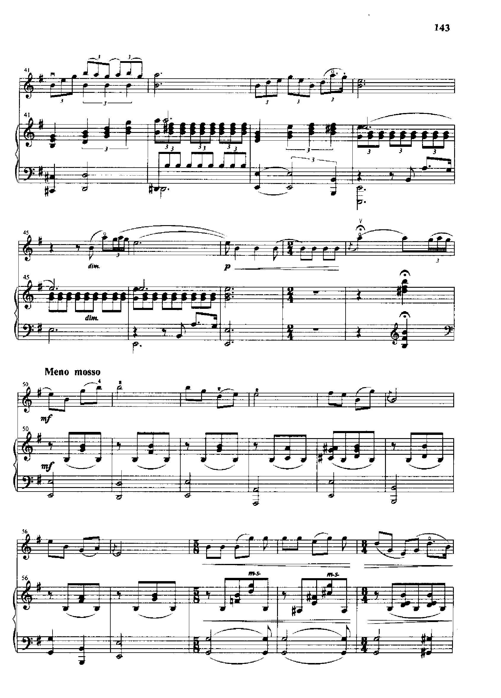 红河山歌(钢伴) 弦乐类 小提琴钢琴曲谱（图3）