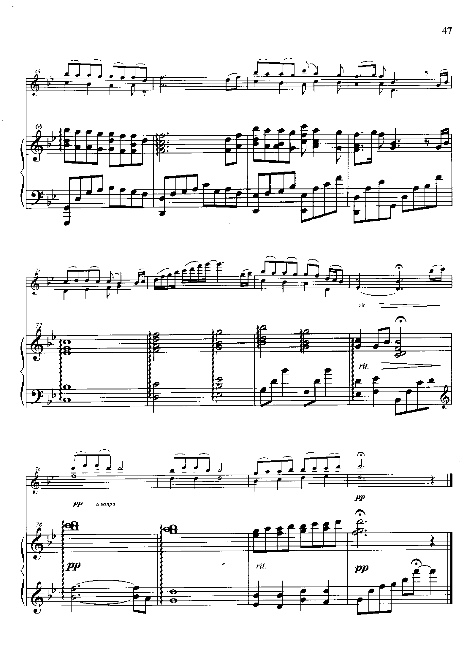 风之色(钢伴谱) 弦乐类 小提琴钢琴曲谱（图7）