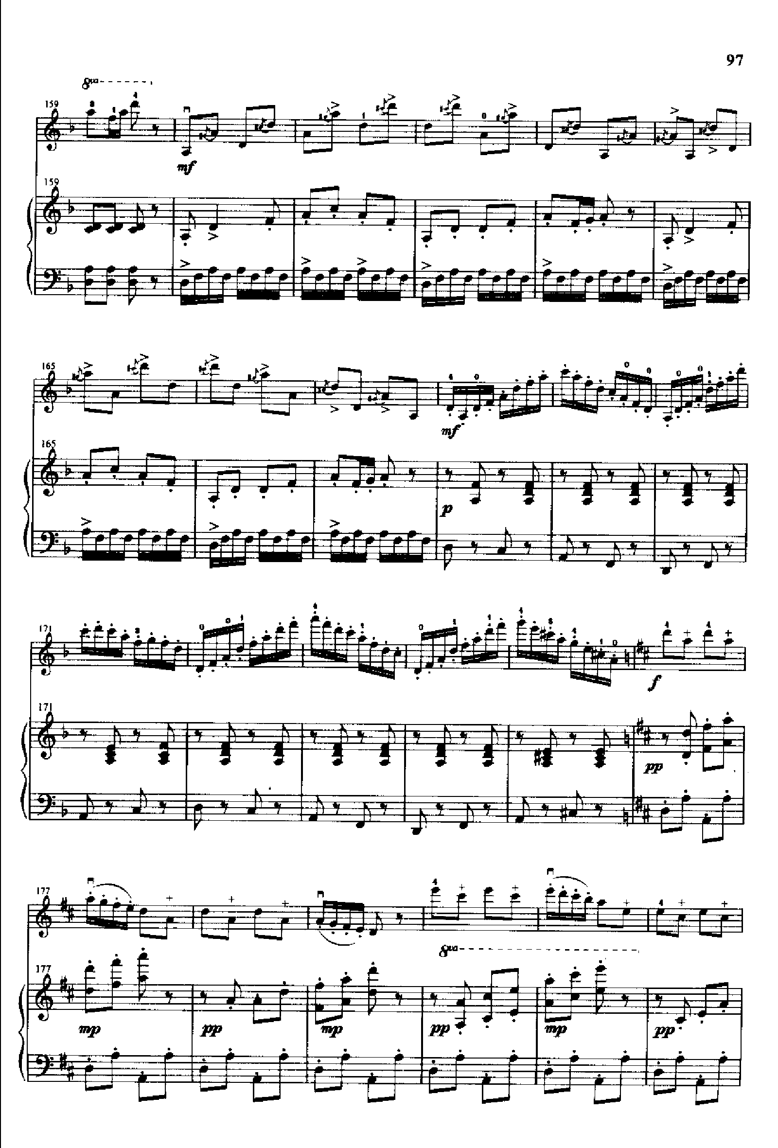 茨梨花(钢伴) 弦乐类 小提琴钢琴曲谱（图10）