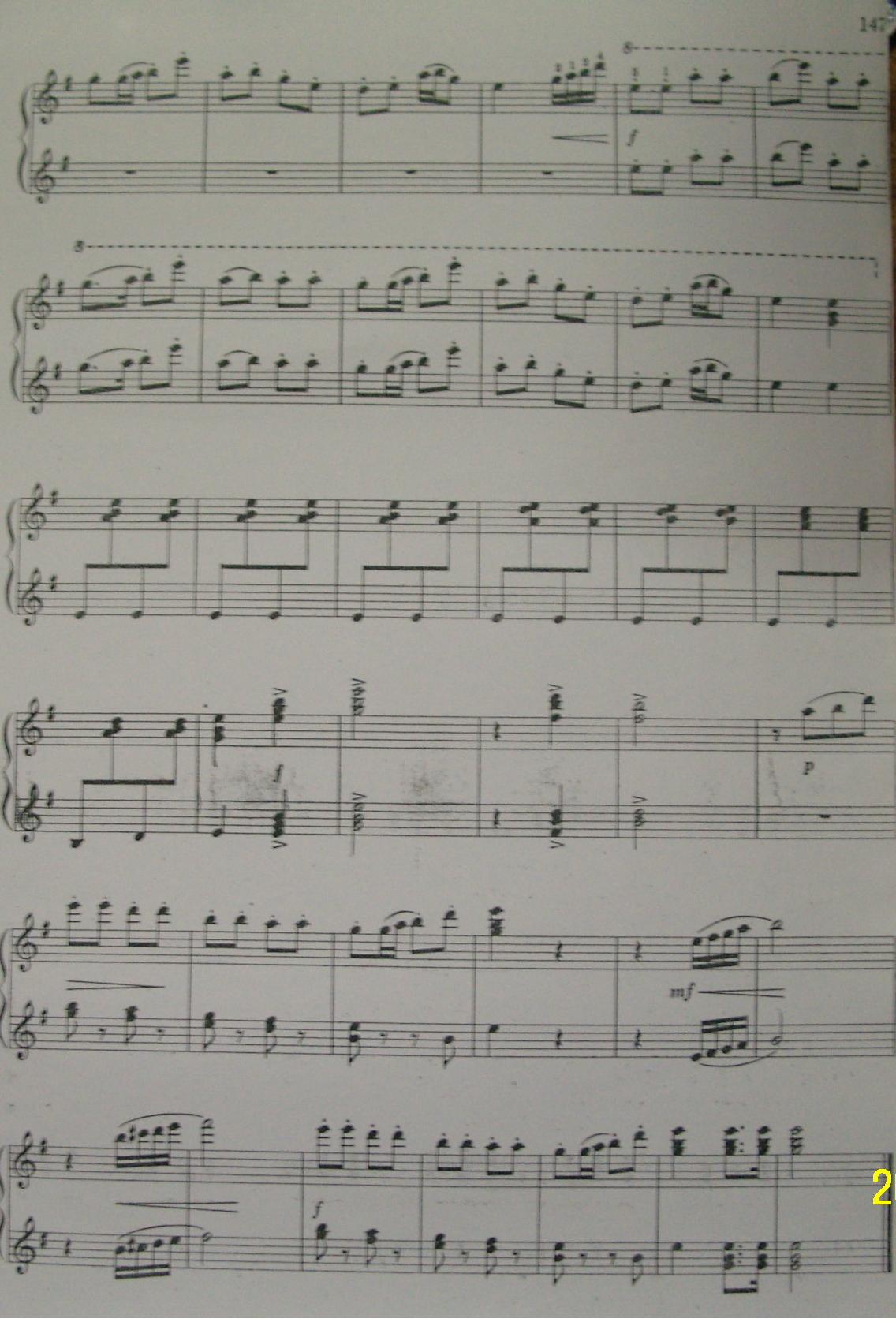 草原小姐妹钢琴曲谱（图3）