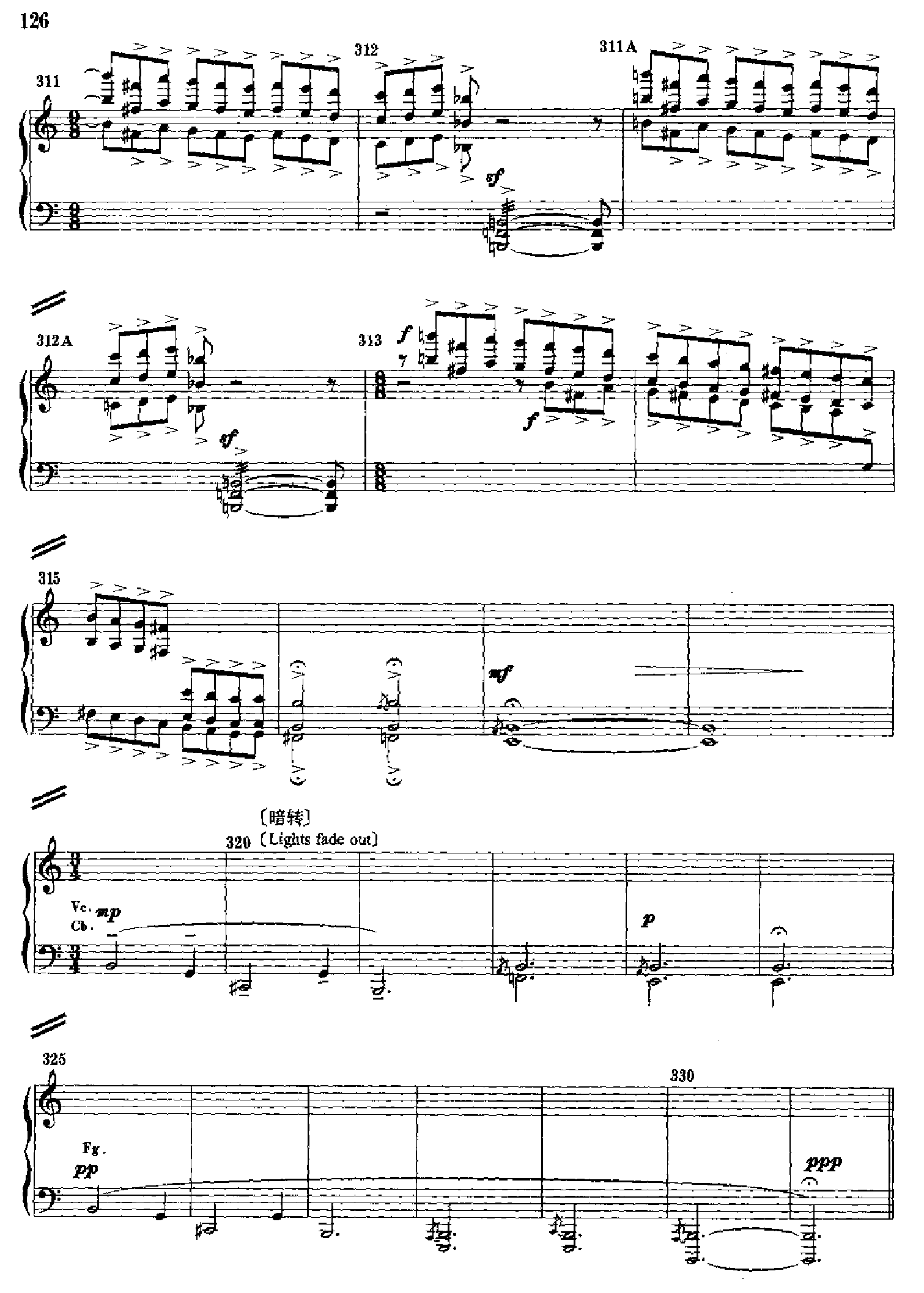 原野(钢琴缩谱)[歌剧] 歌曲类 钢琴伴奏谱钢琴曲谱（图126）