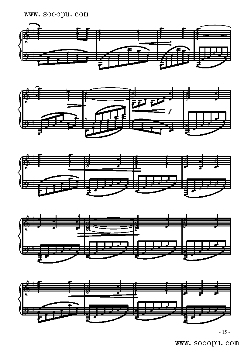 田园 键盘类 钢琴钢琴曲谱（图2）