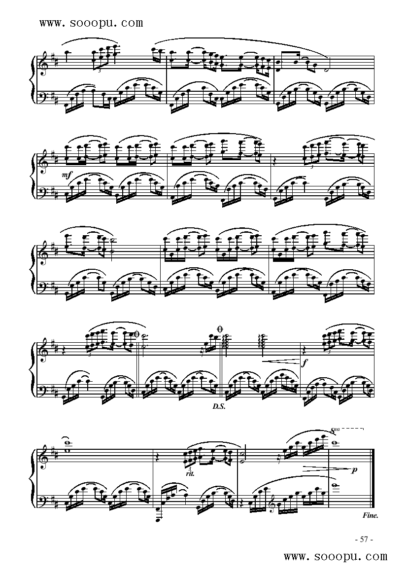 我的爱恋 键盘类 钢琴钢琴曲谱（图2）