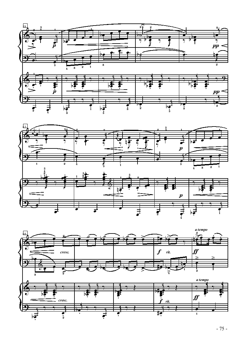 小黑人-双钢琴 键盘类 钢琴钢琴曲谱（图5）