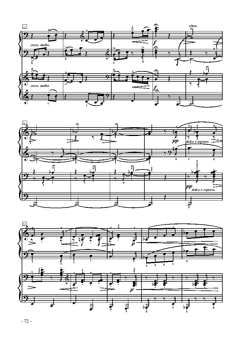 小黑人-双钢琴 键盘类 钢琴钢琴曲谱（图2）