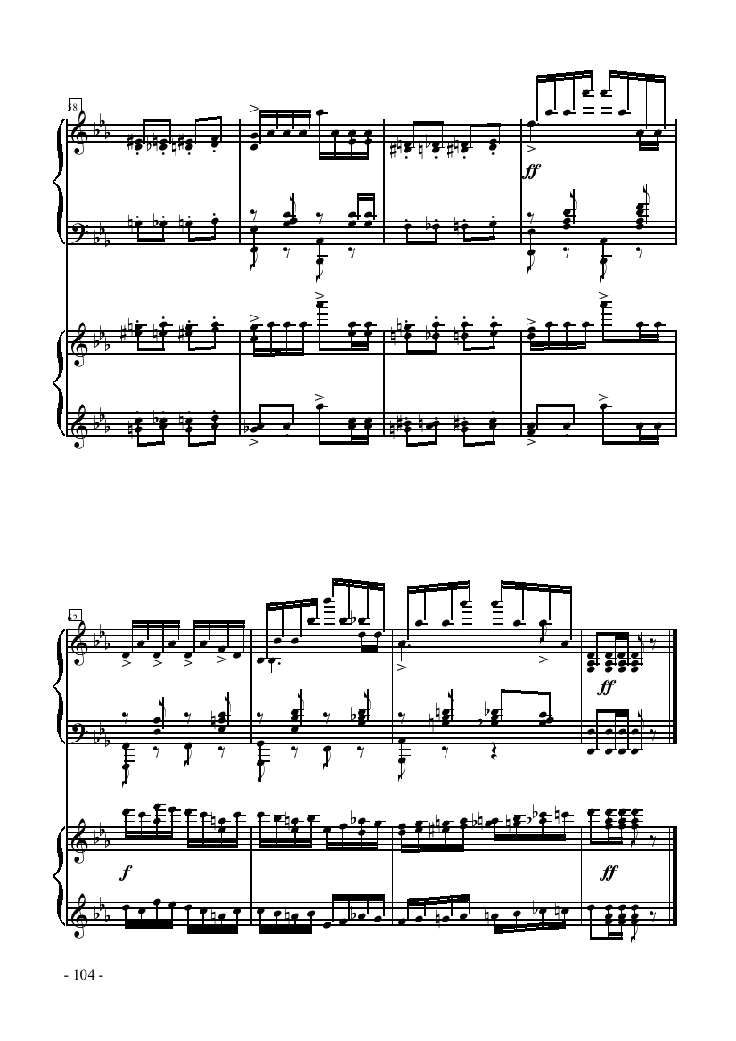 意大利波尔卡—双钢琴 键盘类 钢琴钢琴曲谱（图6）