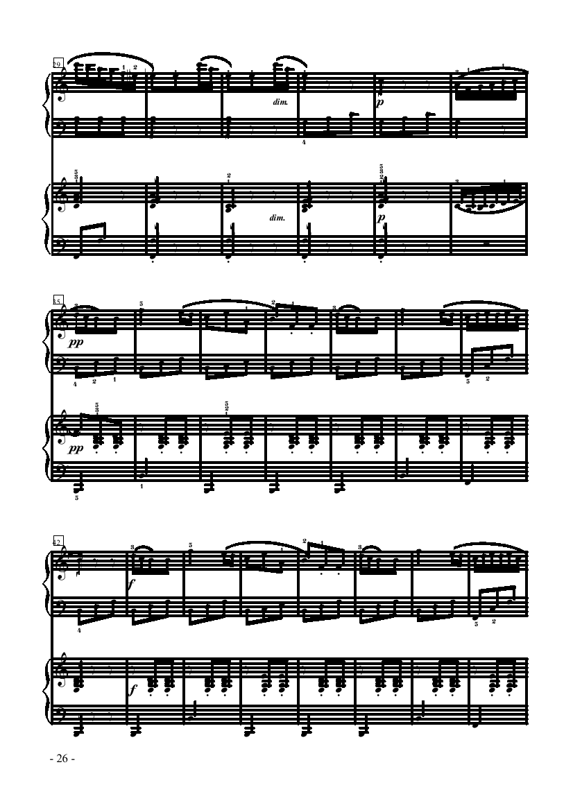 小奏鸣曲-双钢琴 键盘类 钢琴钢琴曲谱（图8）