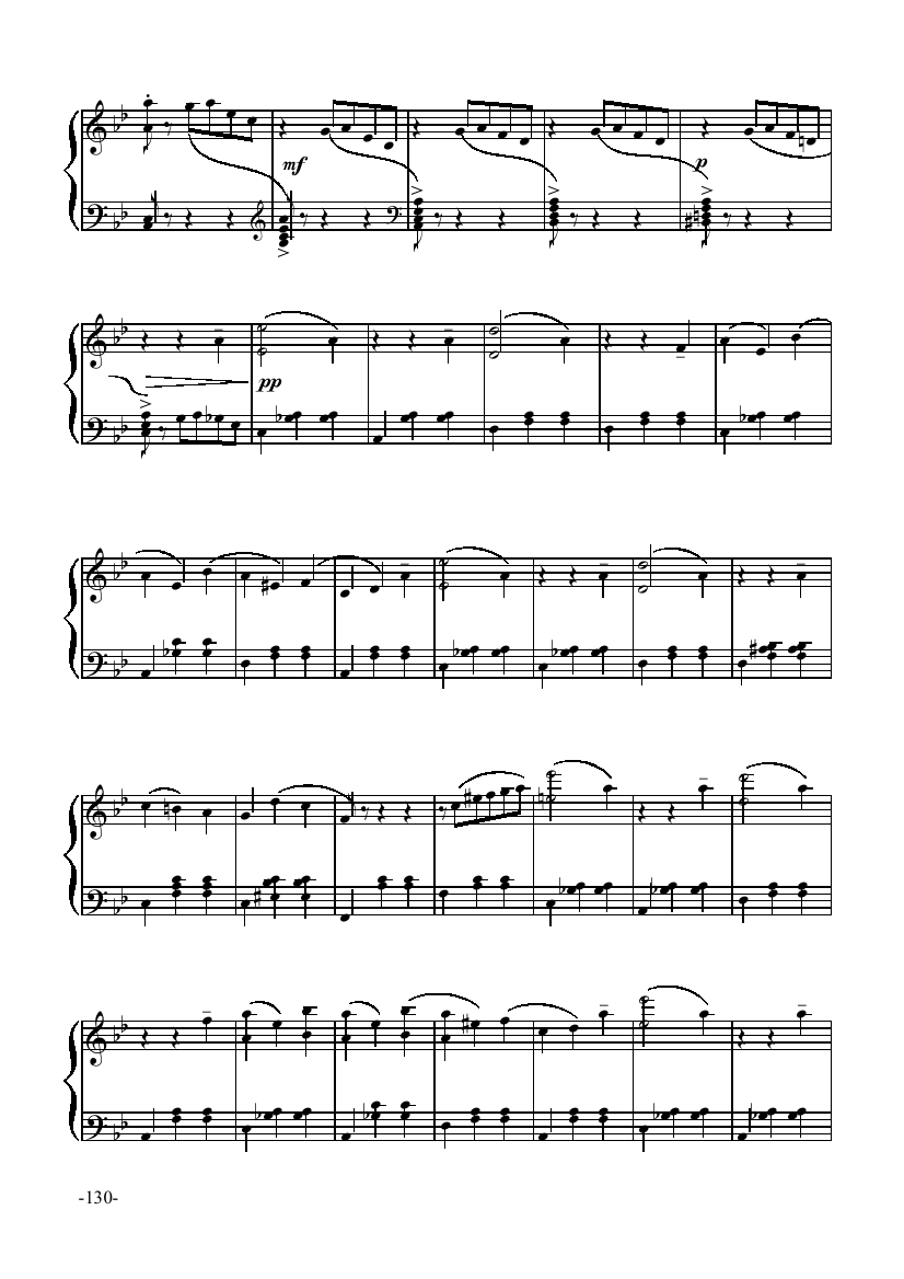圆舞曲—舞剧《睡美人》 键盘类 钢琴钢琴曲谱（图6）