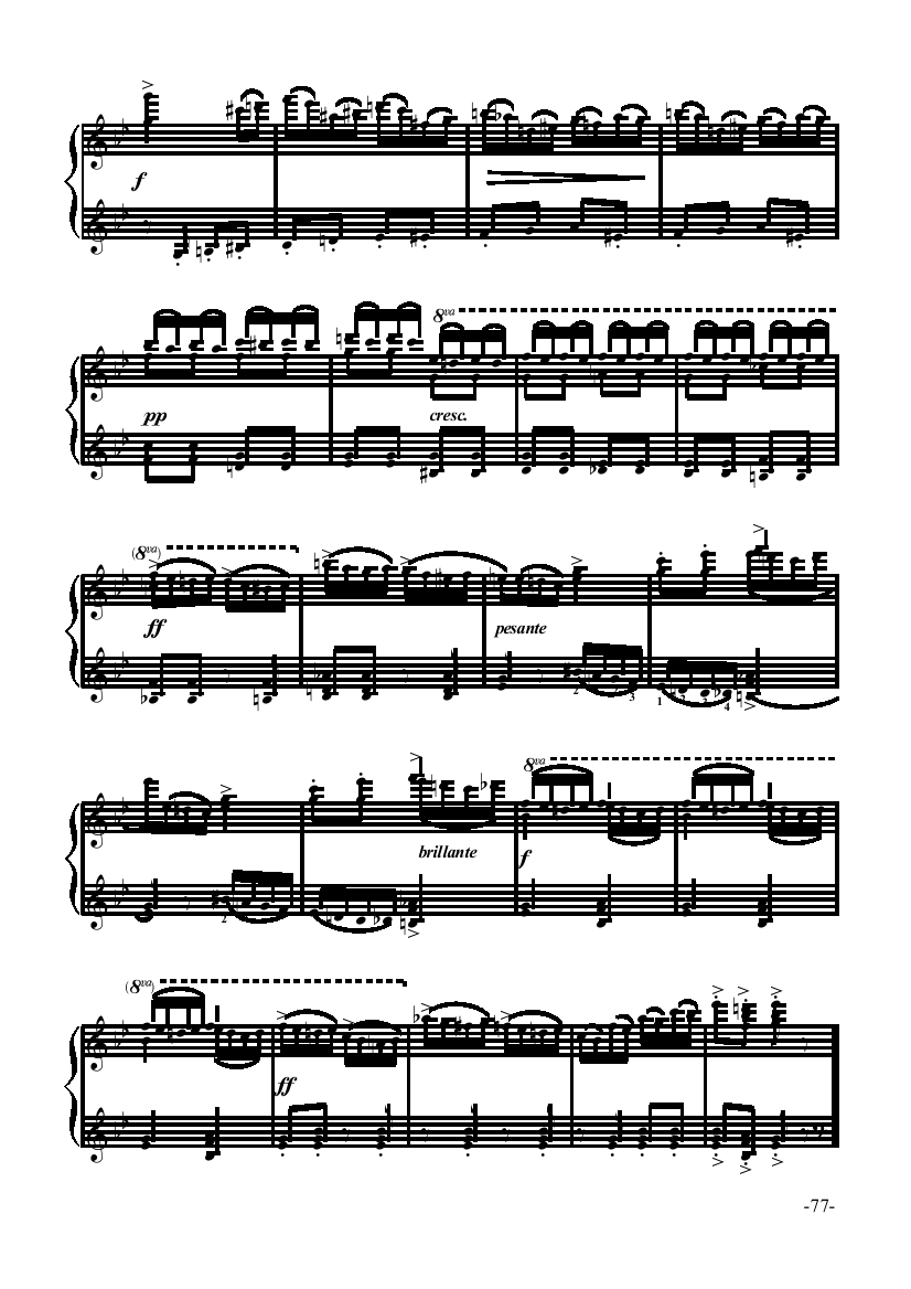 小小序曲—舞剧《胡桃夹子》 键盘类 钢琴钢琴曲谱（图4）